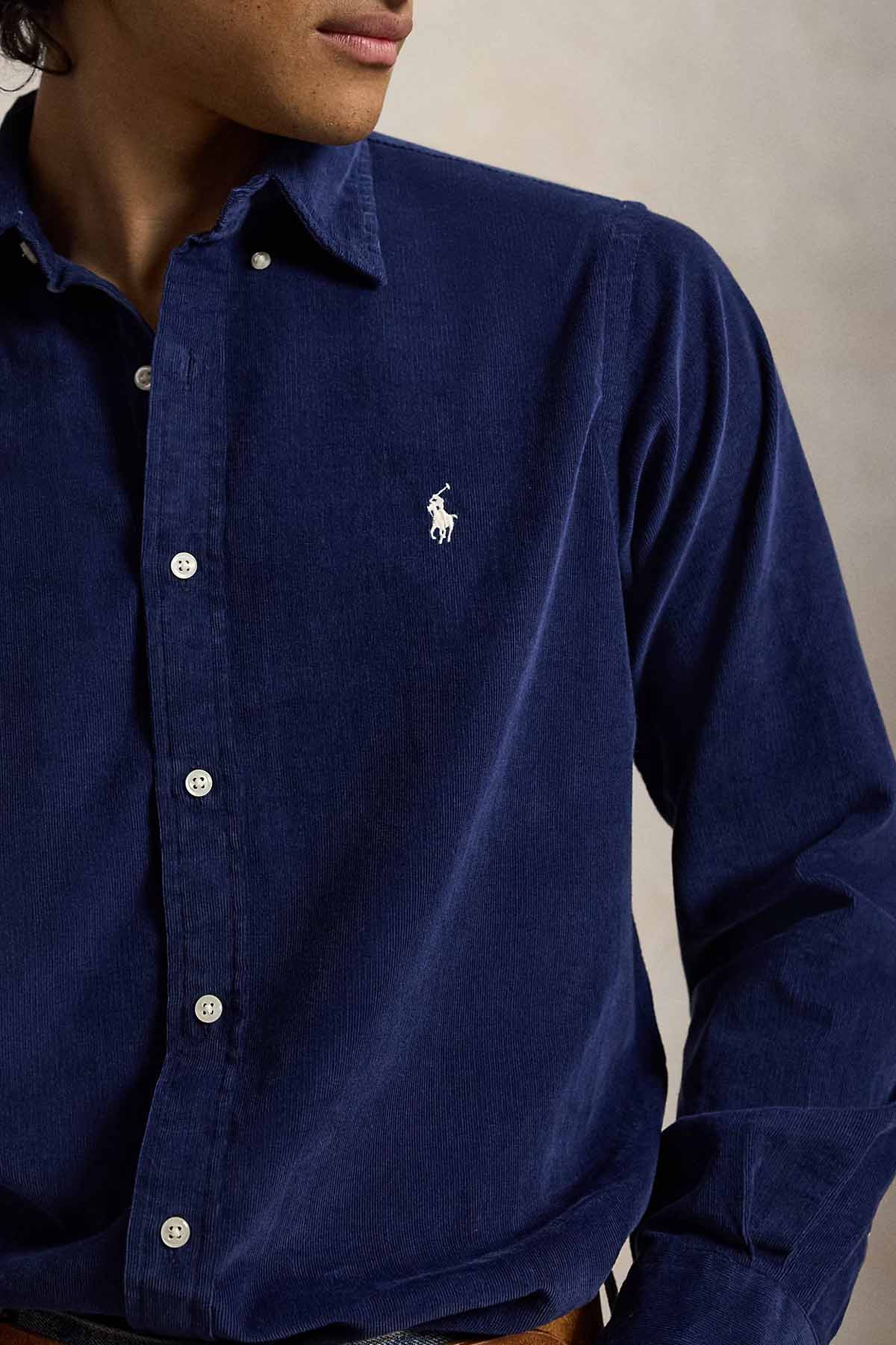 Polo Ralph Lauren Custom Fit Fitilli Kadife Gömlek