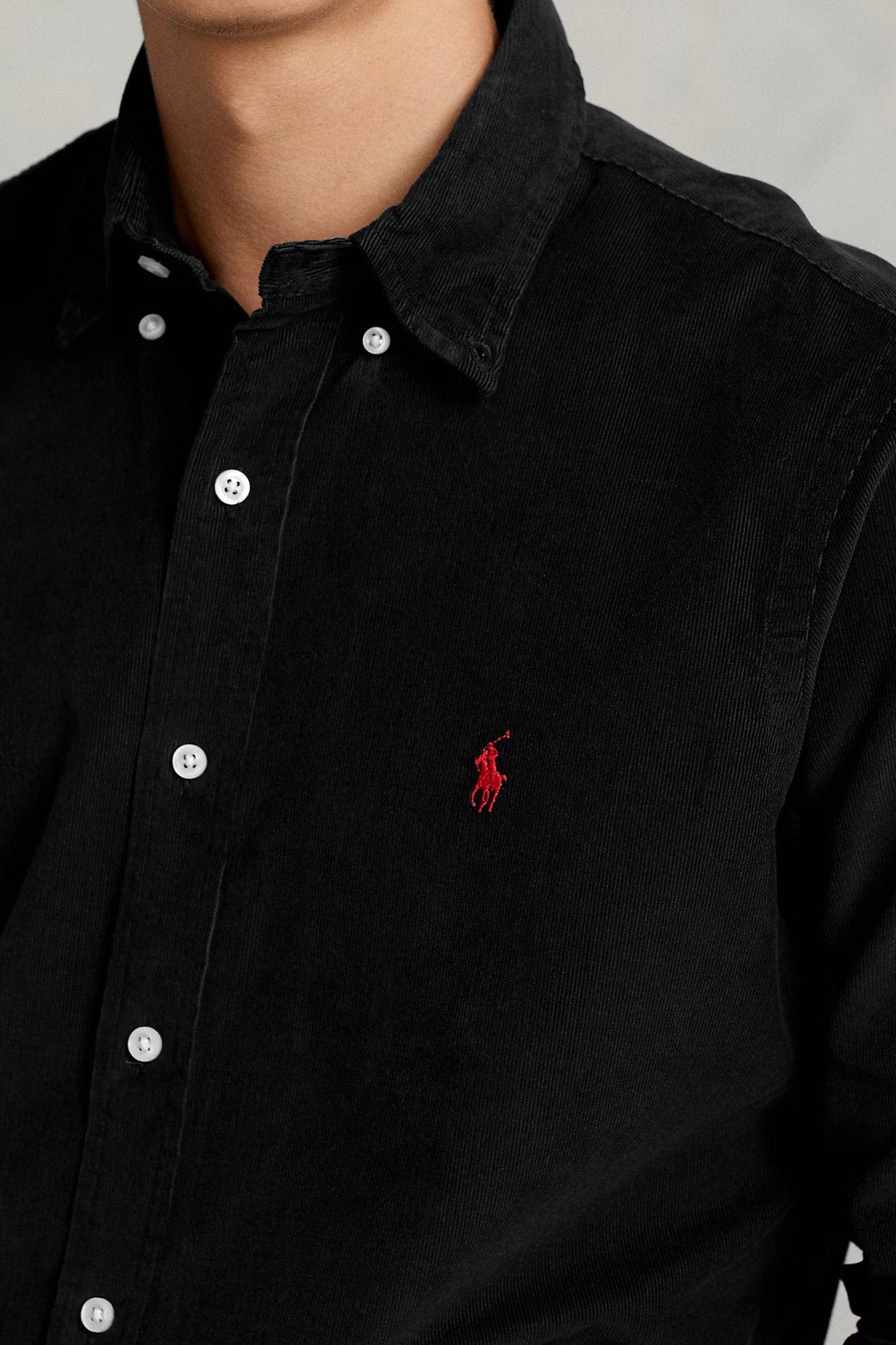 Polo Ralph Lauren Custom Fit Fitilli Kadife Gömlek
