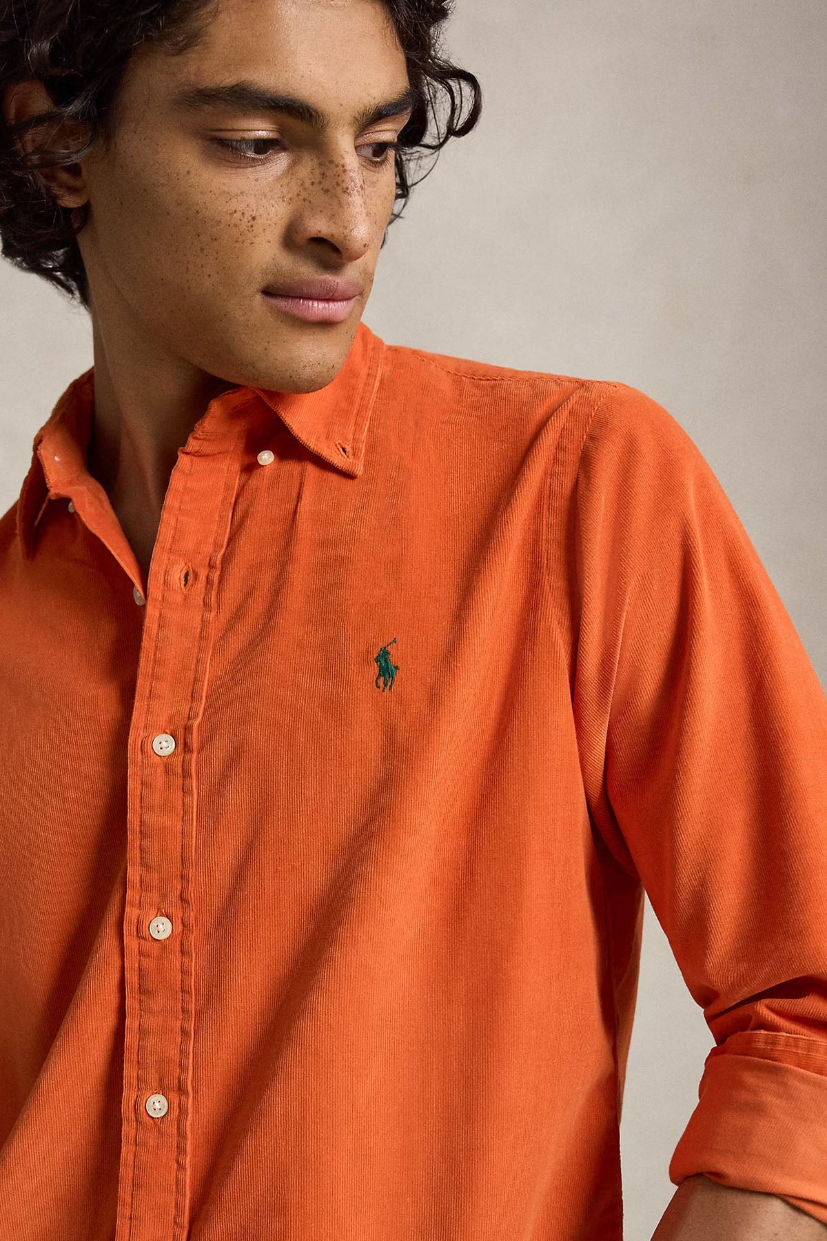 Polo Ralph Lauren Custom Fit Fitilli Kadife Gömlek