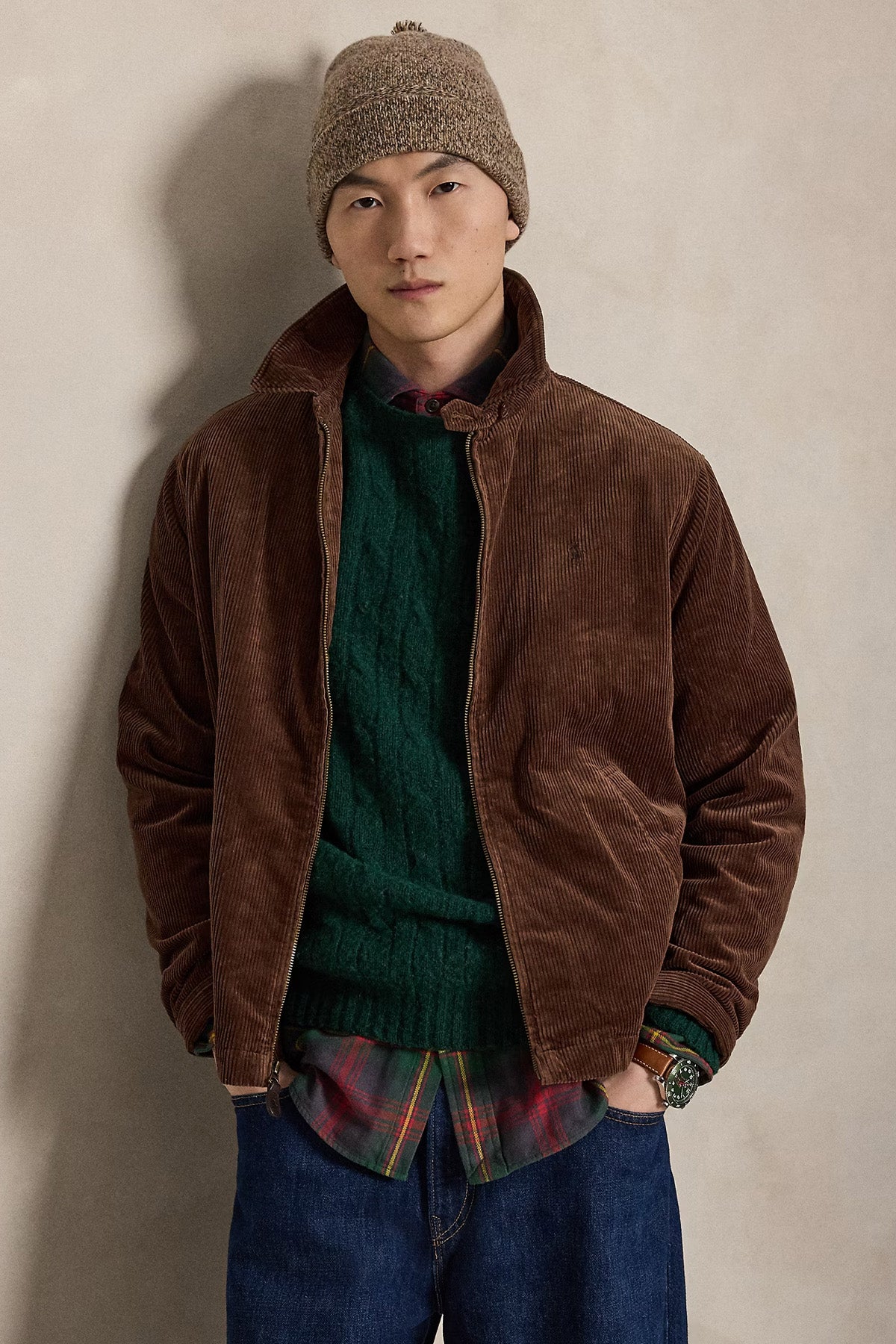 Polo Ralph Lauren Relaxed Fit Fitilli Kadife Ceket