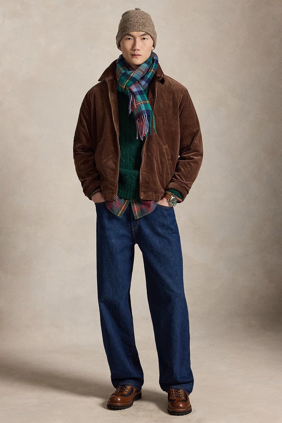 Polo Ralph Lauren Relaxed Fit Fitilli Kadife Ceket