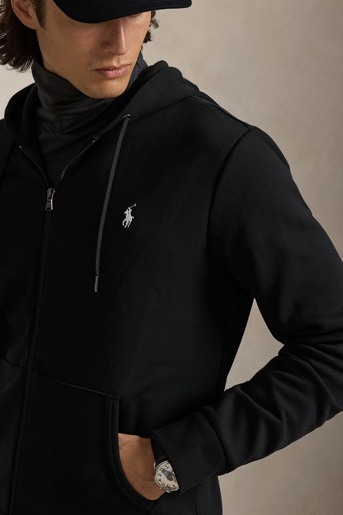 Polo Ralph Lauren Fermuarlı Kapüşonlu Sweatshirt Ceket