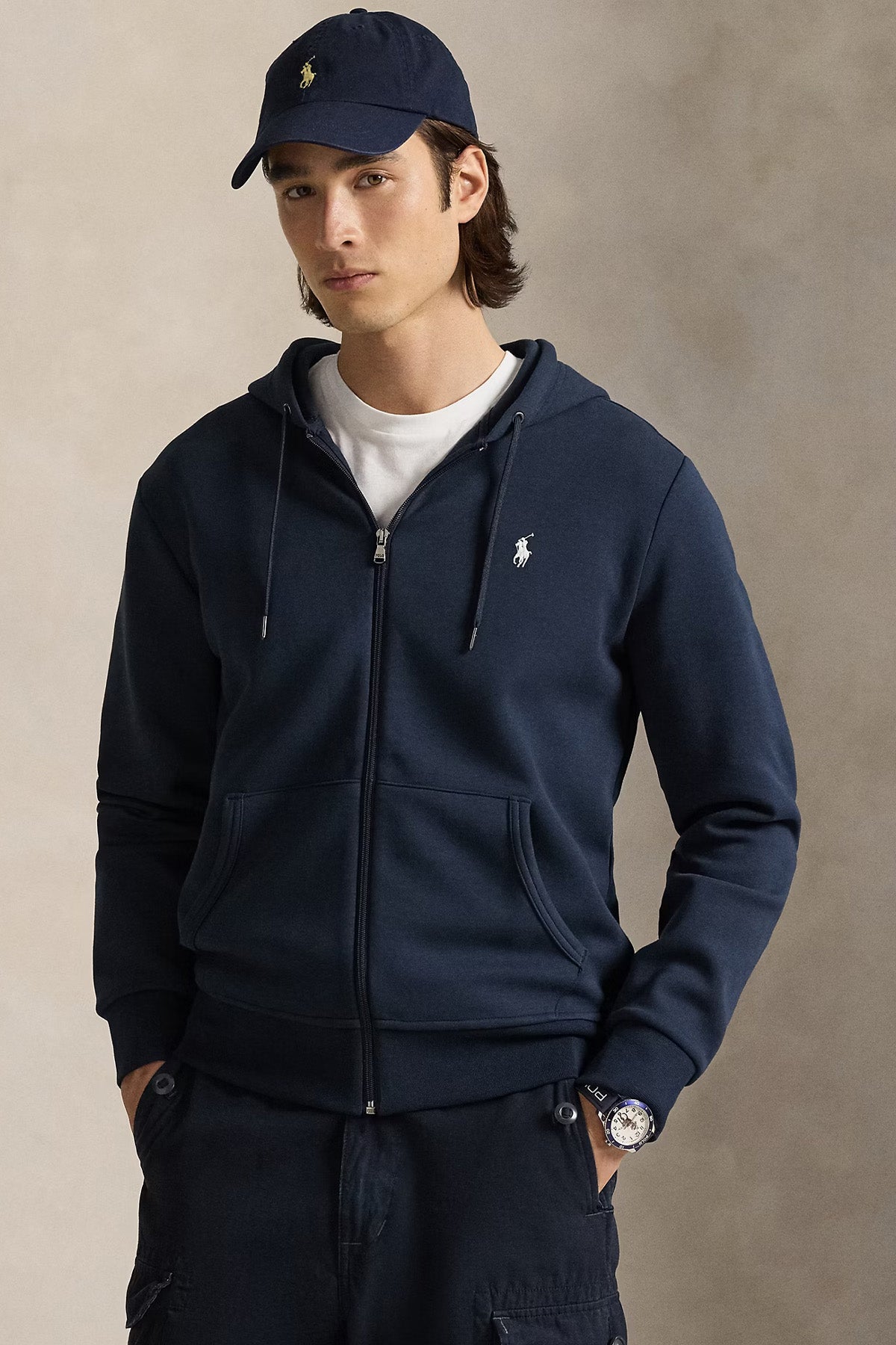 Polo Ralph Lauren Fermuarlı Kapüşonlu Sweatshirt Ceket