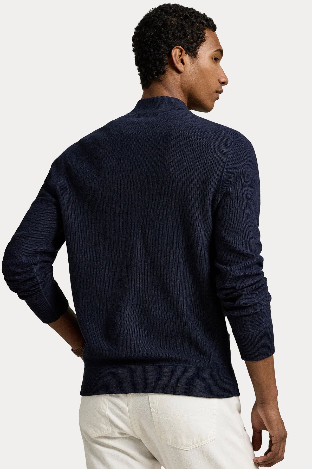 Polo Ralph Lauren Relaxed Fit Pilot Yaka Örgü Triko Ceket
