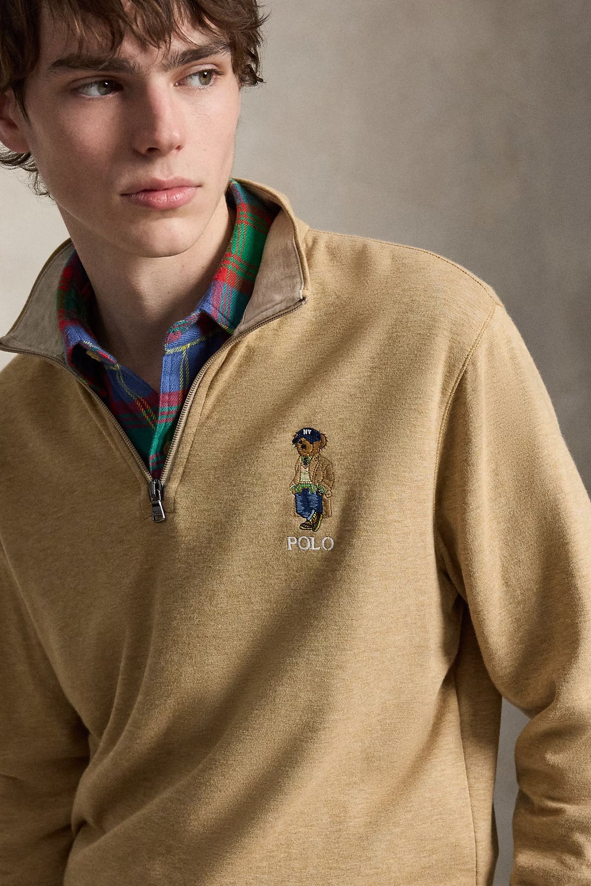 Polo Ralph Lauren Polo Bear Fermuarlı Dik Yaka Sweatshirt