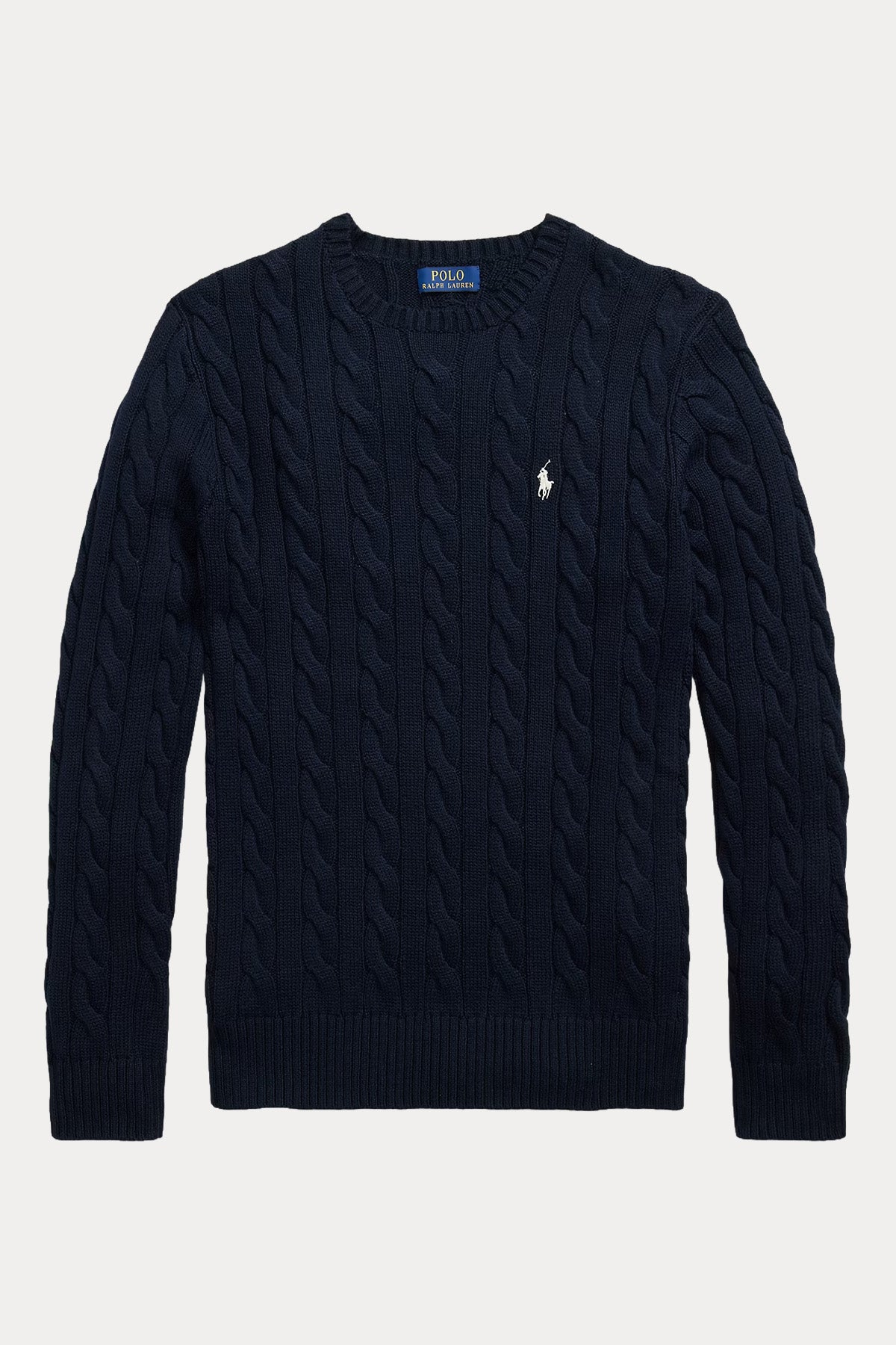 Polo Ralph Lauren Yuvarlak Yaka Saç Örgü Triko