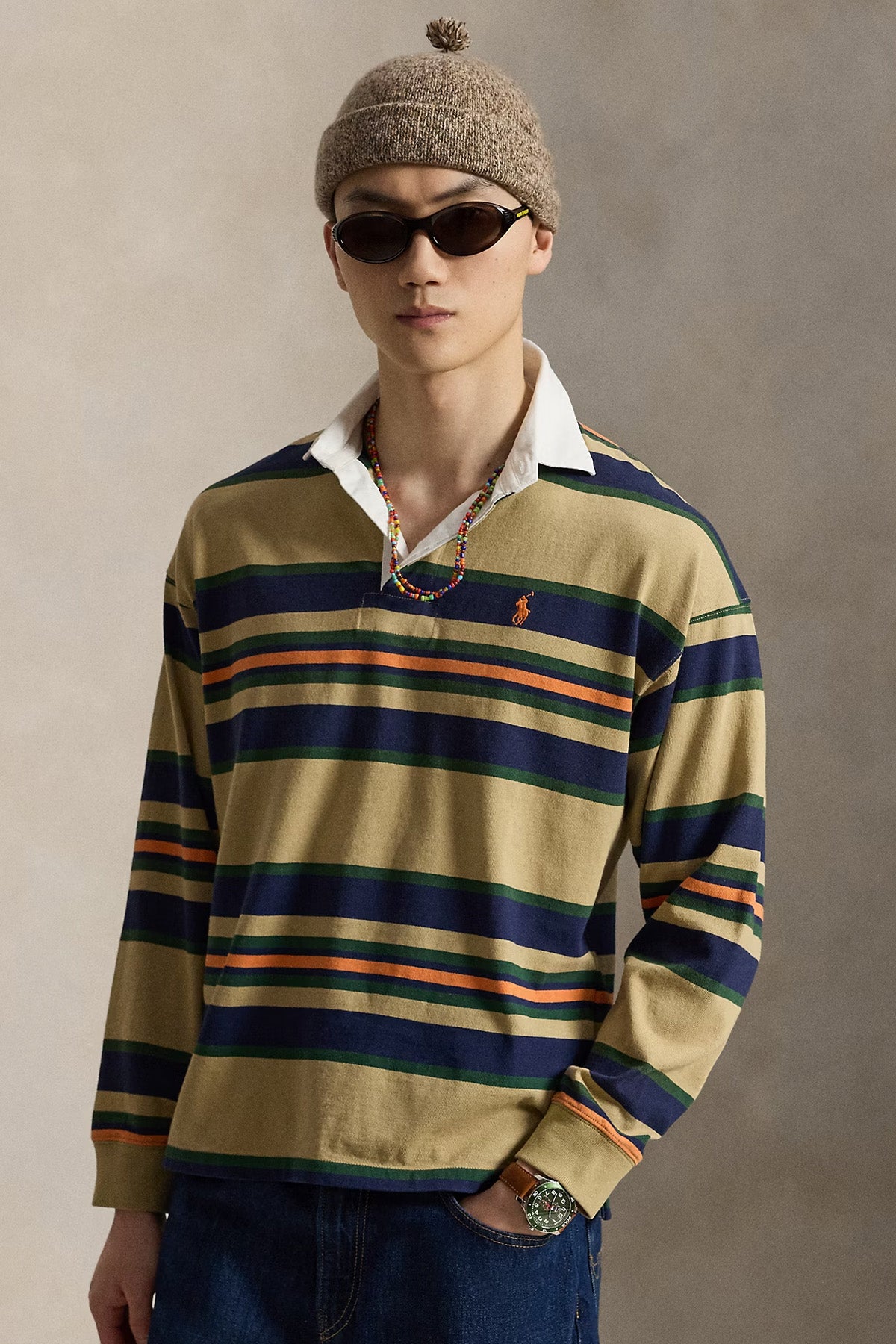 Polo Ralph Lauren Relaxed Fit Polo Yaka Sweatshirt