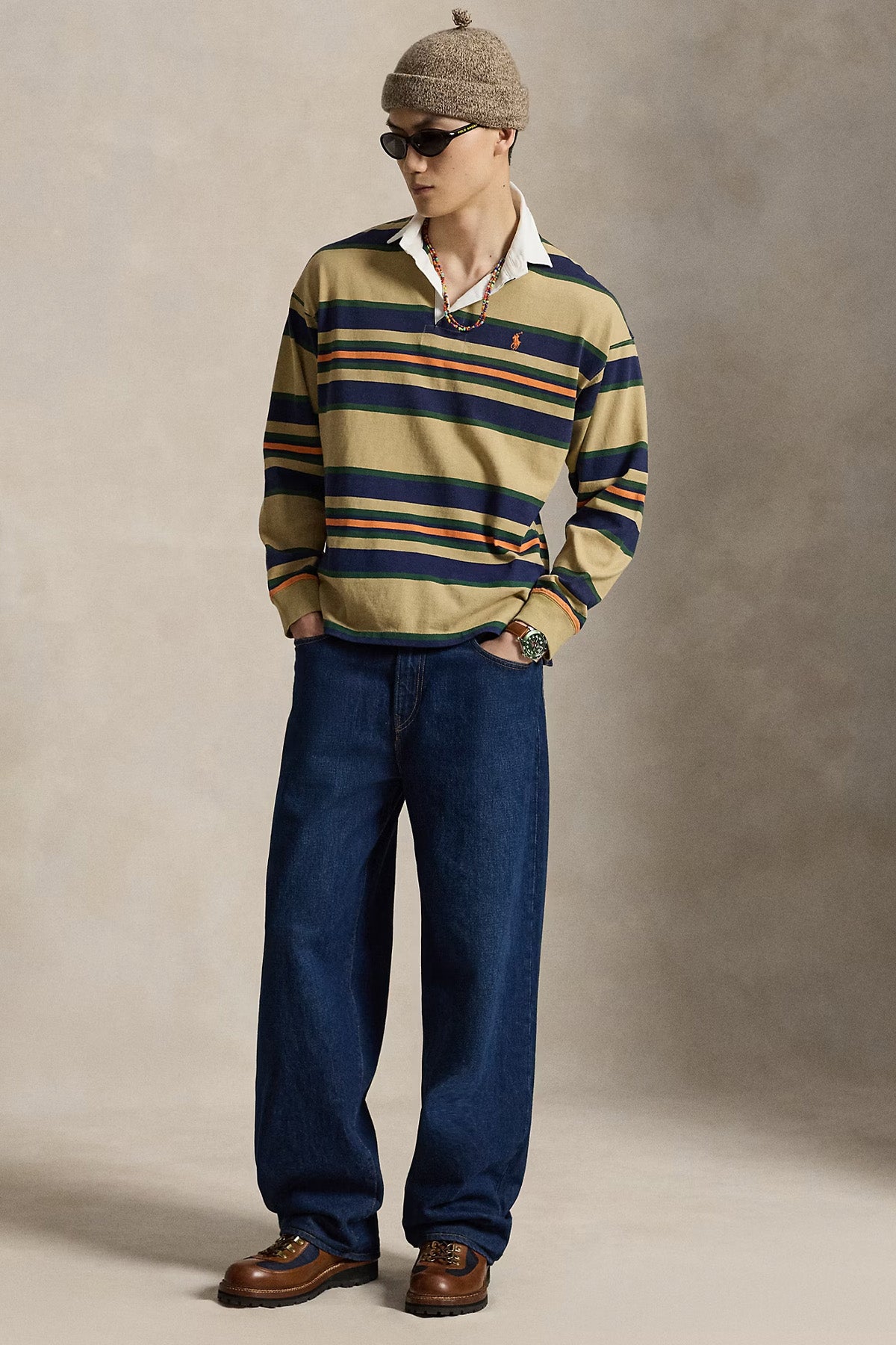 Polo Ralph Lauren Relaxed Fit Polo Yaka Sweatshirt