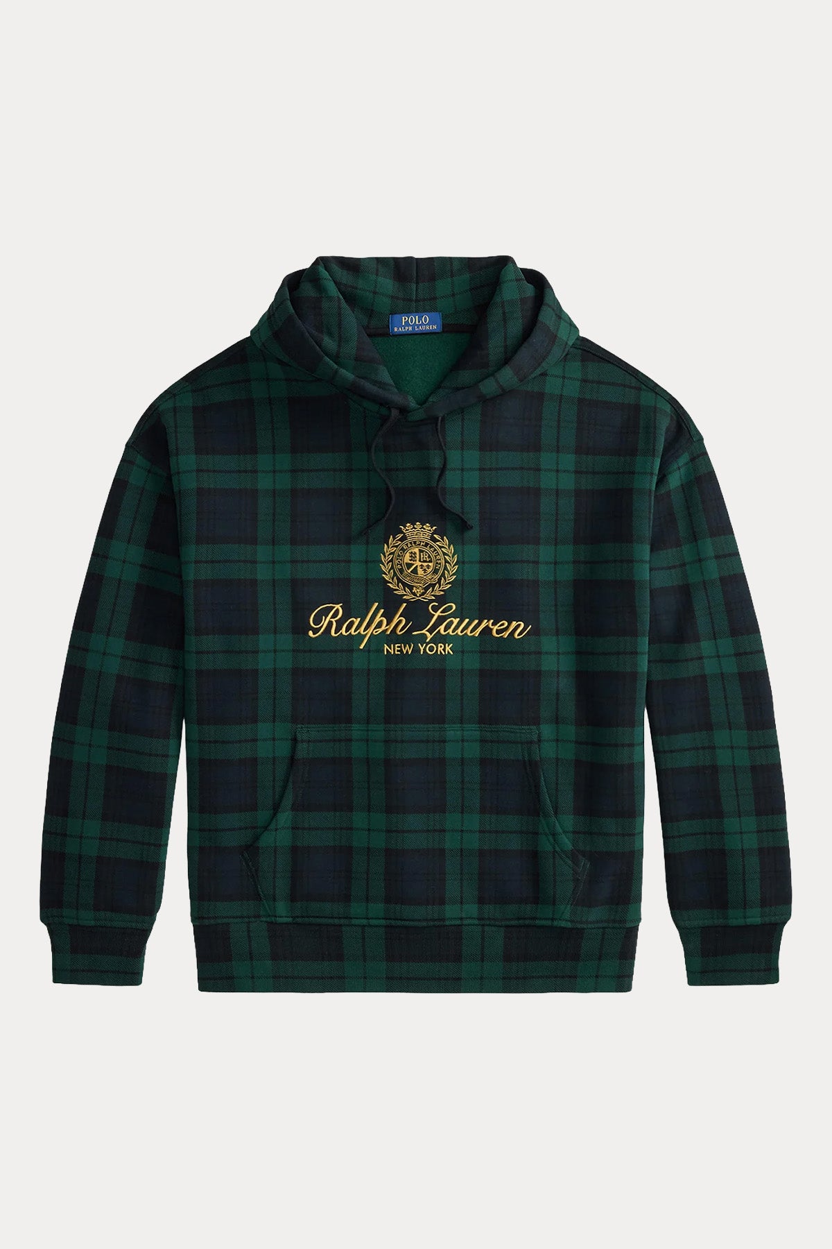 Polo Ralph Lauren Ekose Desen Şardonlu Kapüşonlu Sweatshirt