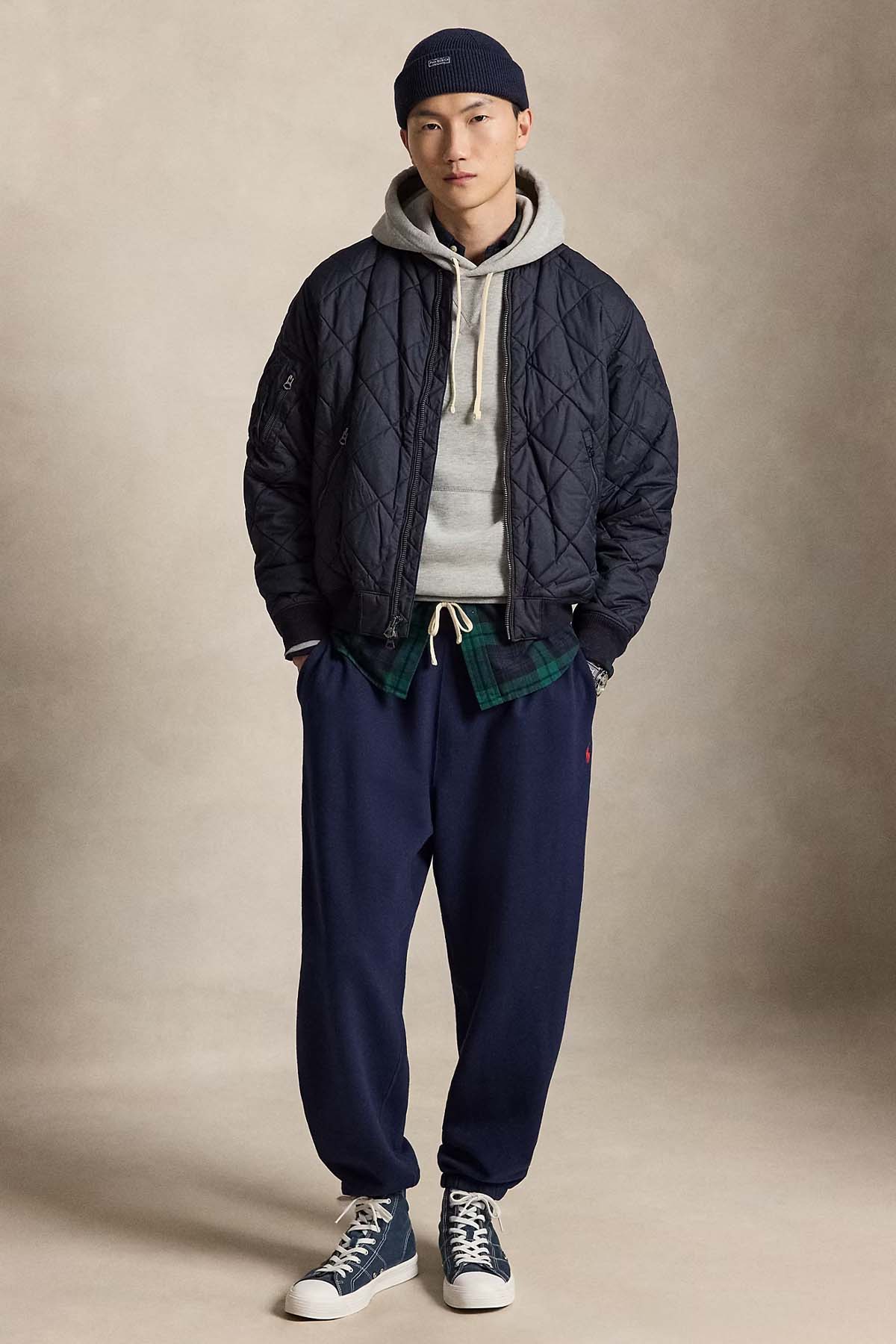 Polo Ralph Lauren Şardonlu Kapüşonlu Sweatshirt