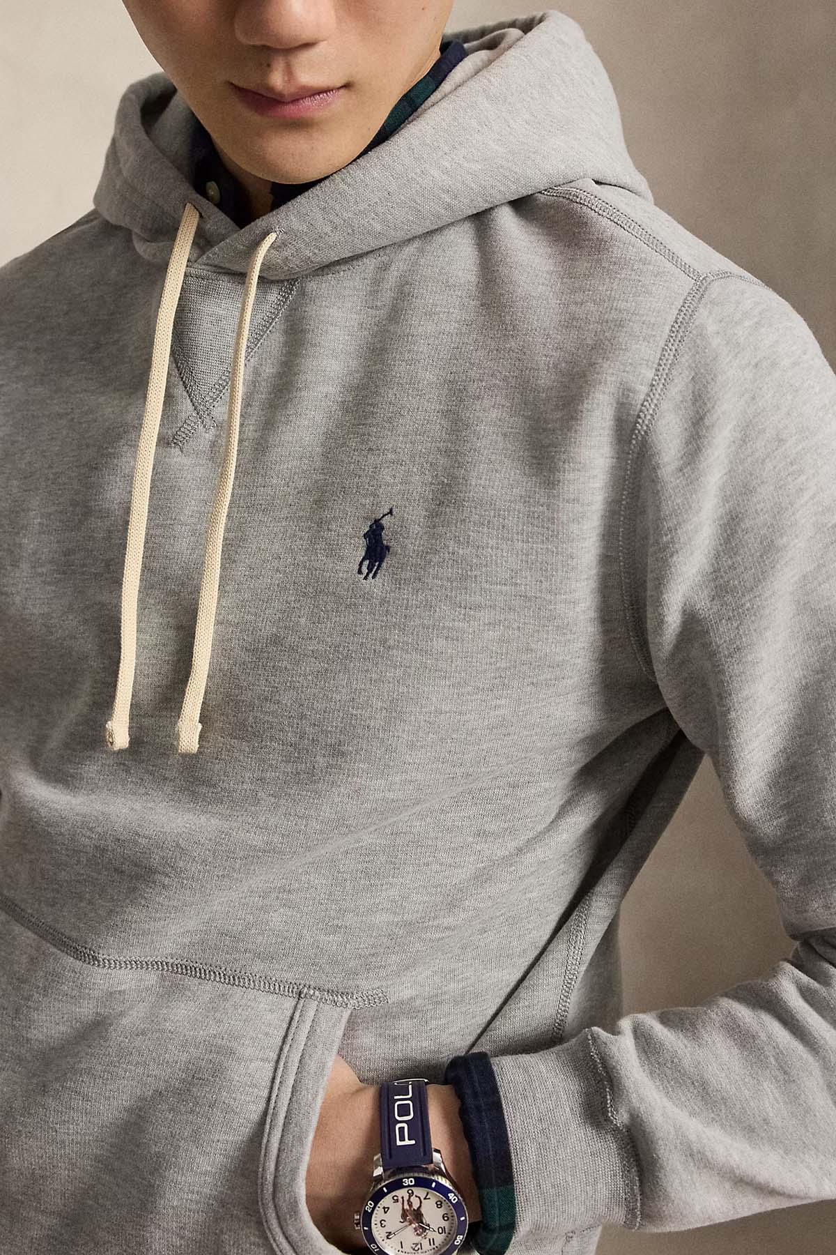 Polo Ralph Lauren Şardonlu Kapüşonlu Sweatshirt