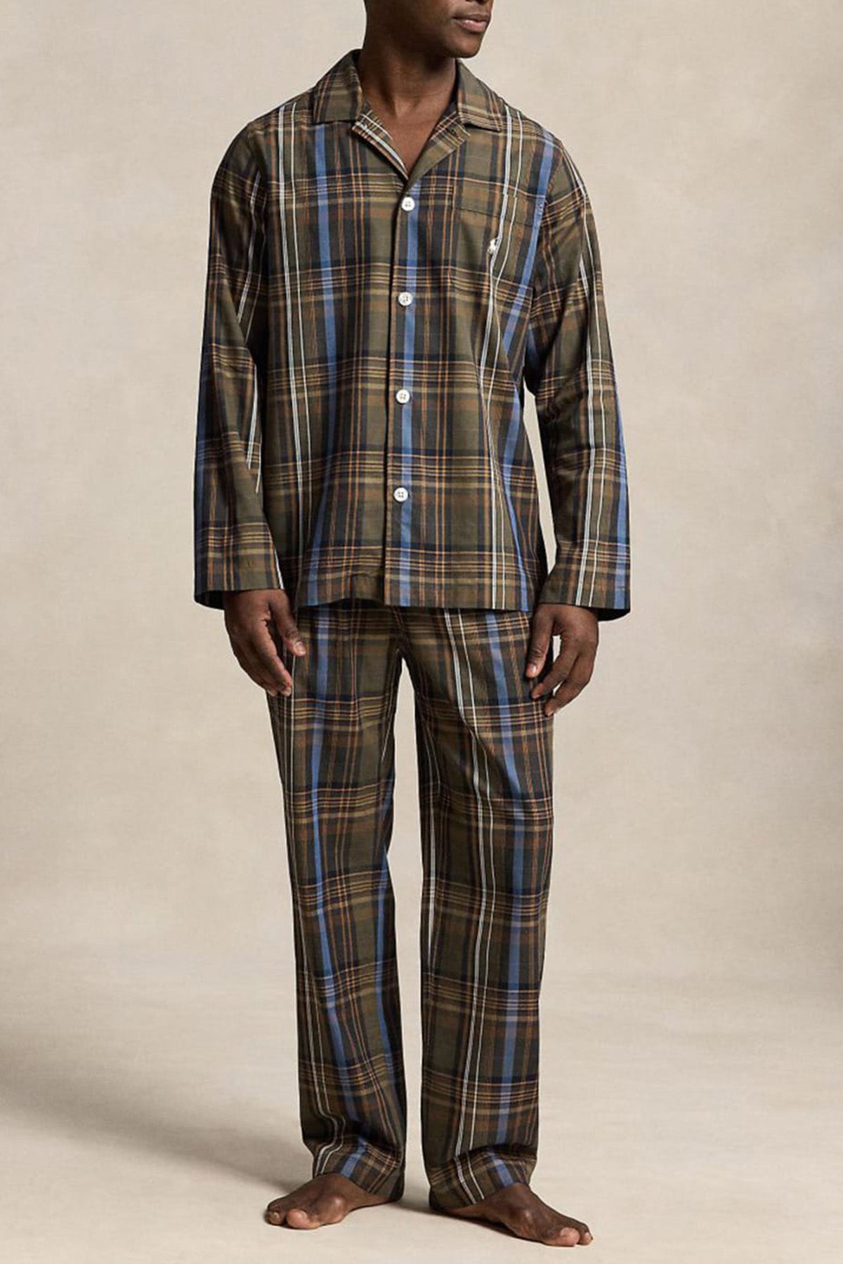 Polo Ralph Lauren Regular Fit Ekose Desenli Pijama Takımı
