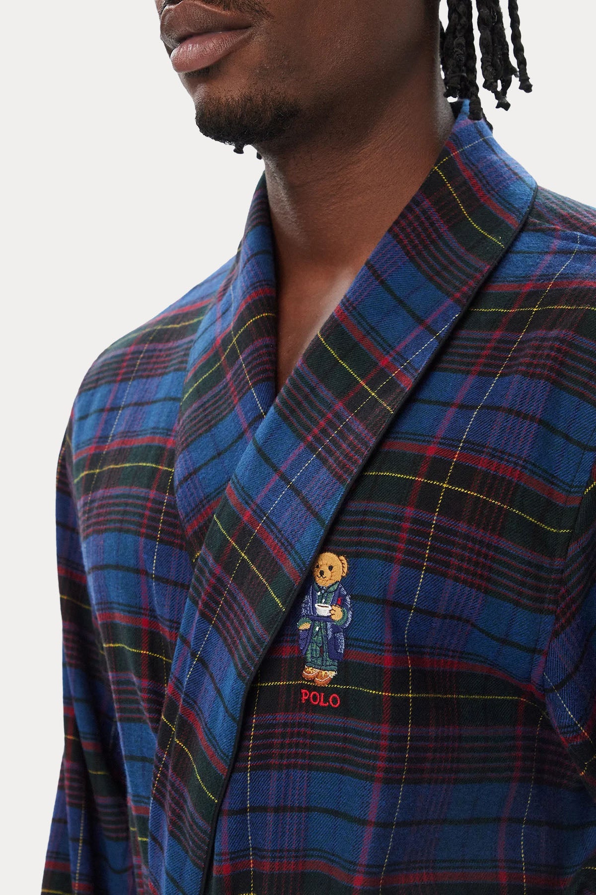 Polo Ralph Lauren Polo Bear Ekose Desenli Kemerli Röpteşambır