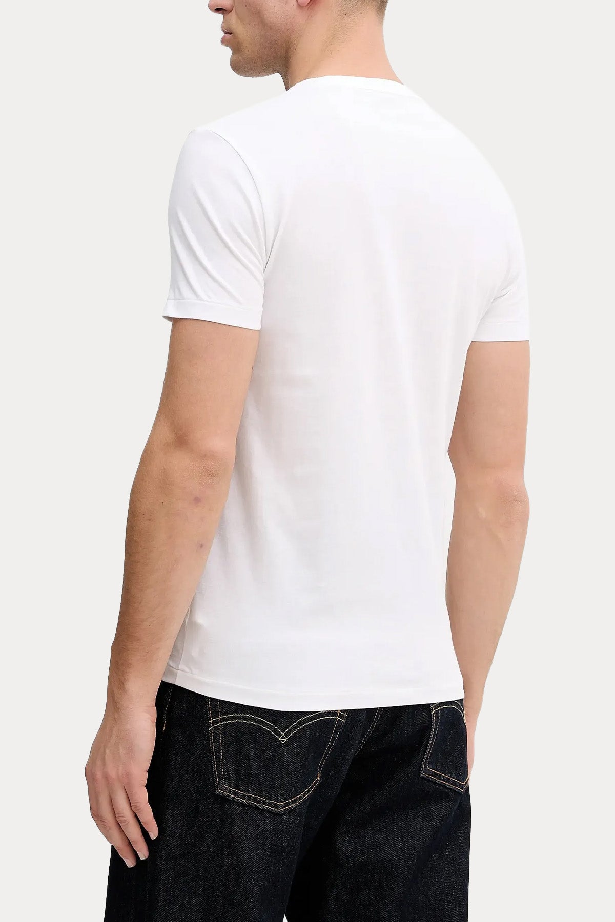 Polo Ralph Lauren 2'li Paket Yuvarlak Yaka Pony Logolu T-shirt