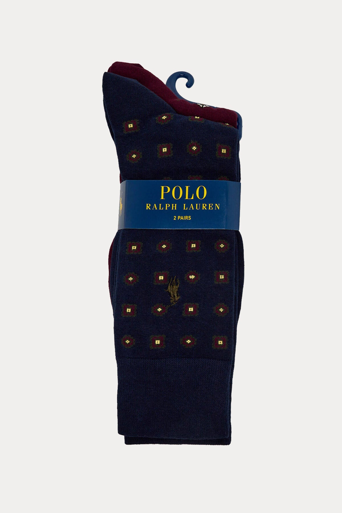 Polo Ralph Lauren 2'li Paket Jakar Desenli Çorap