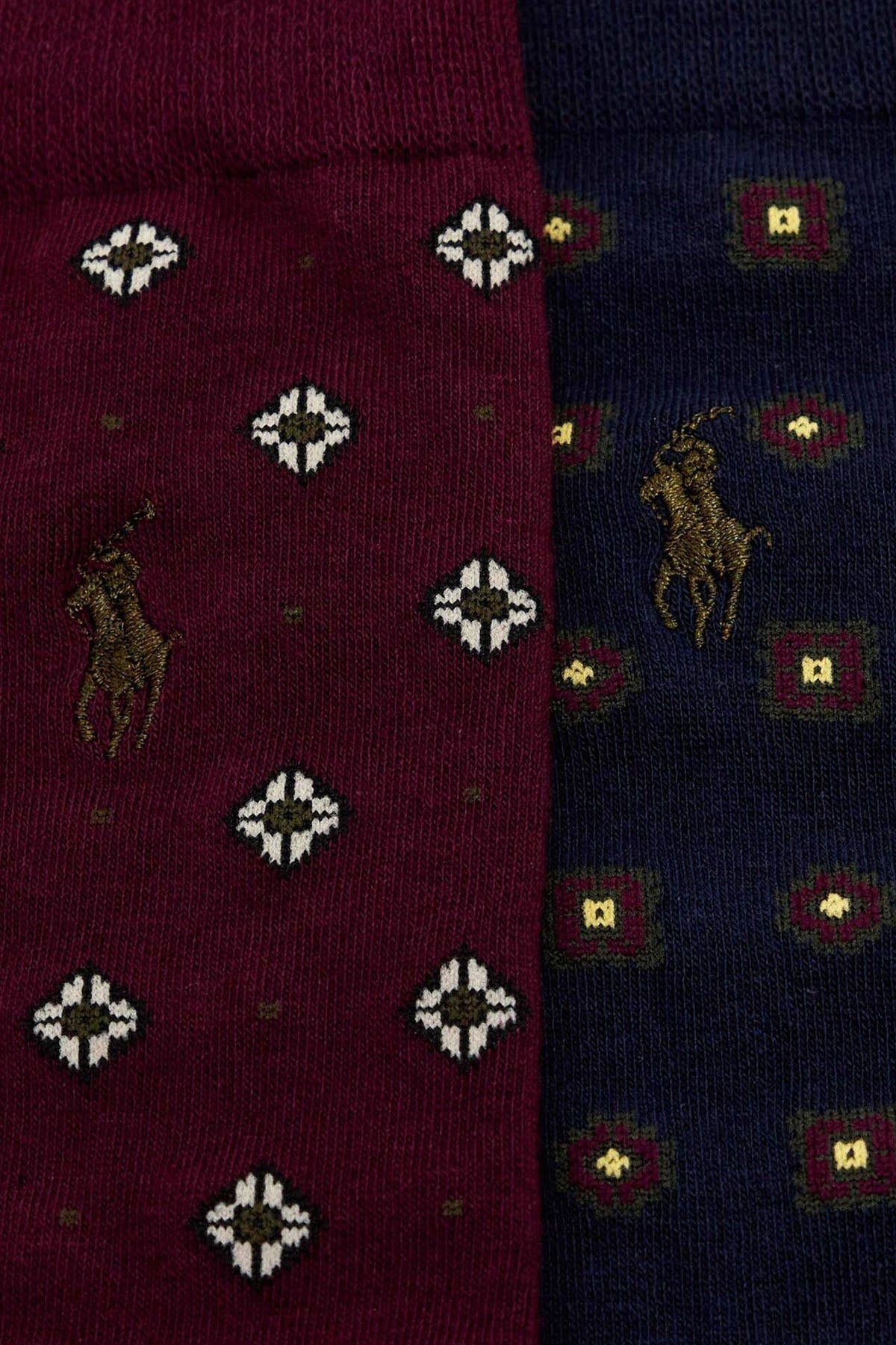 Polo Ralph Lauren 2'li Paket Jakar Desenli Çorap