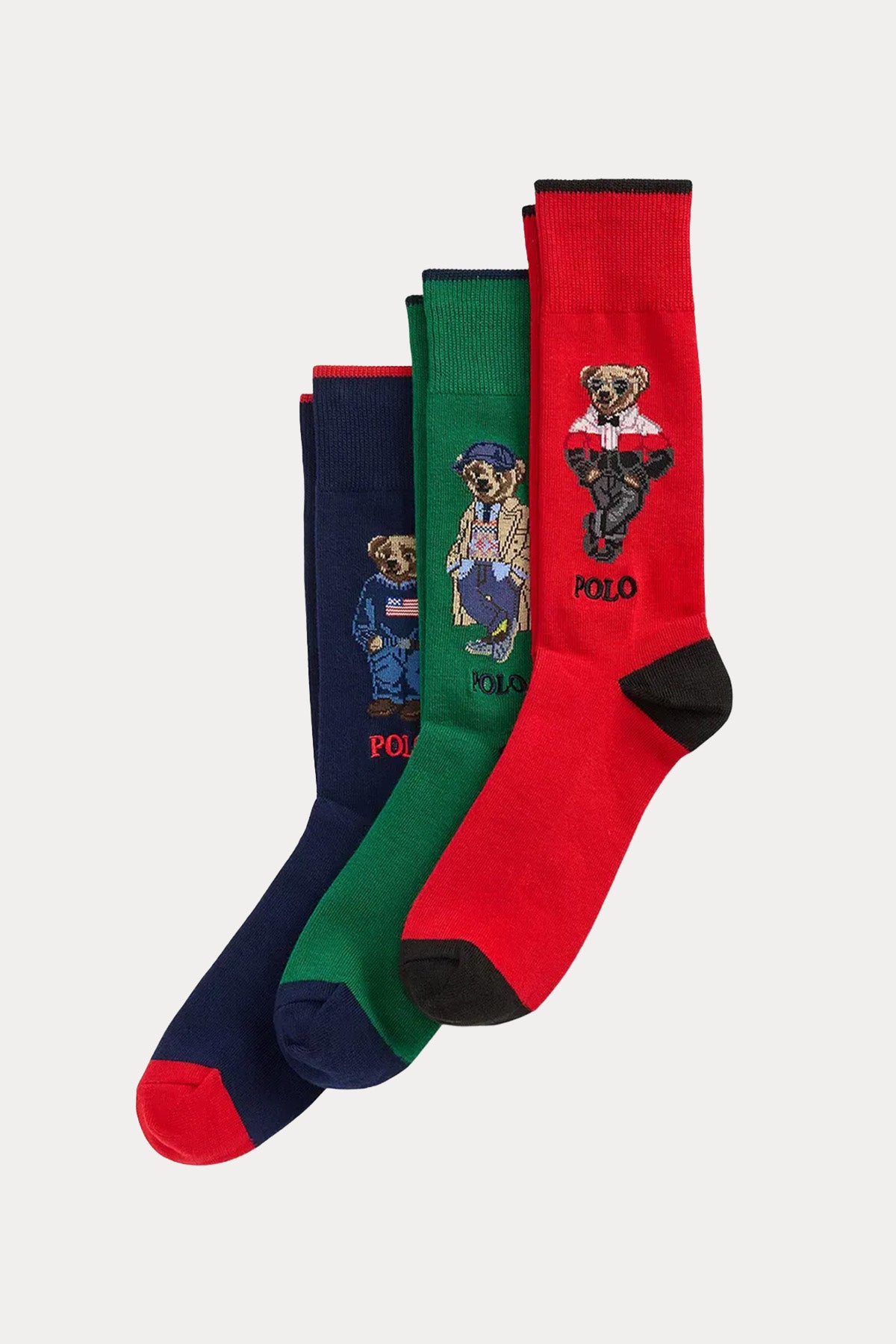 Polo Ralph Lauren 3'lü Paket Polo Bear Çorap