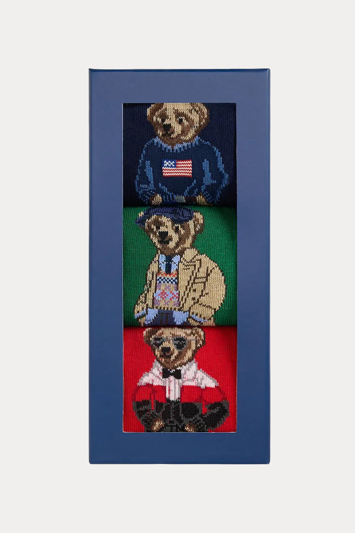 Polo Ralph Lauren 3'lü Paket Polo Bear Çorap