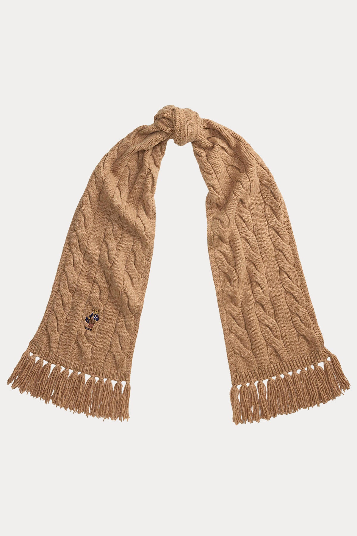 Polo Ralph Lauren Polo Bear Saç Örgü Yün Atkı