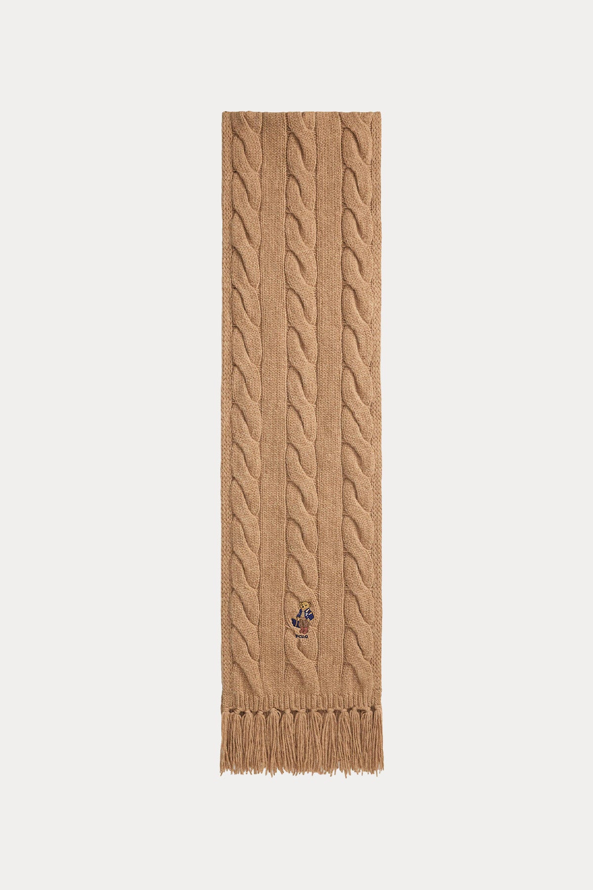Polo Ralph Lauren Polo Bear Saç Örgü Yün Atkı