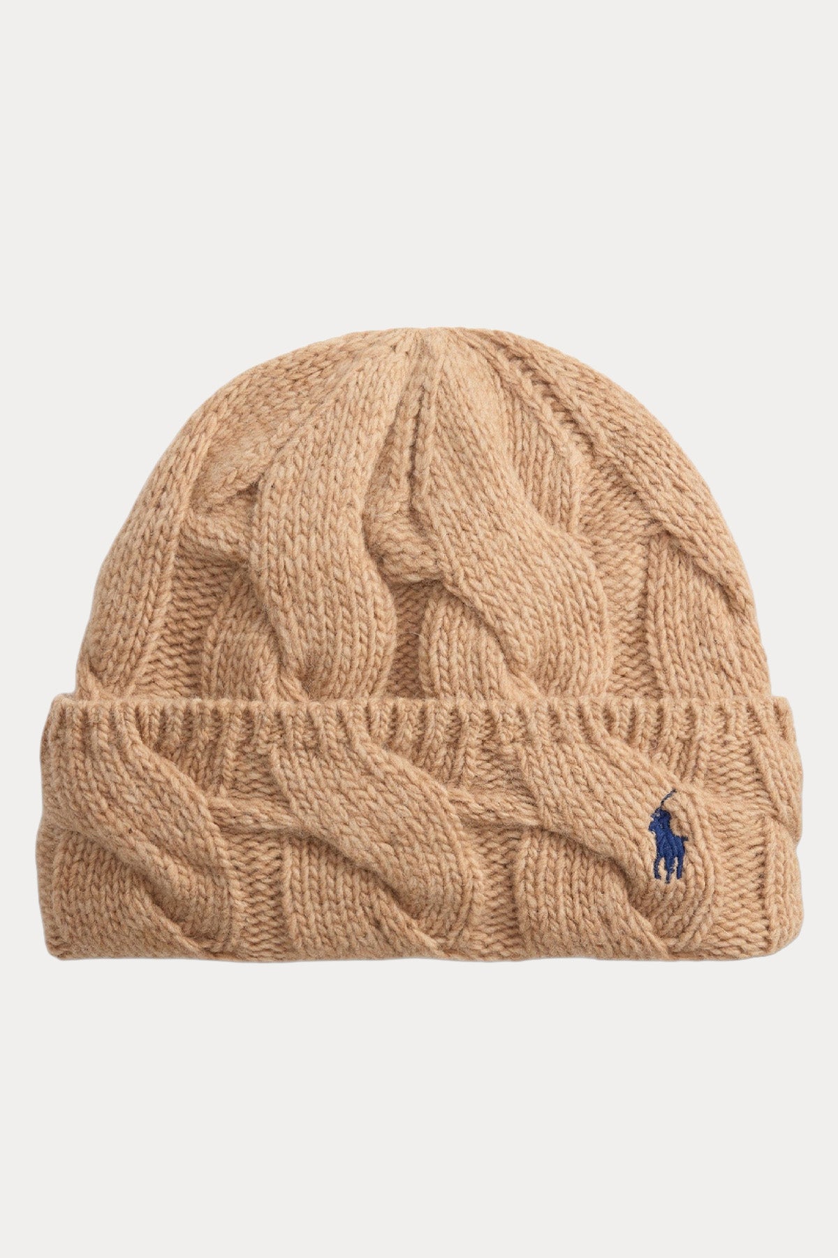 Polo Ralph Lauren Pony Logolu Saç Örgü Yün Bere