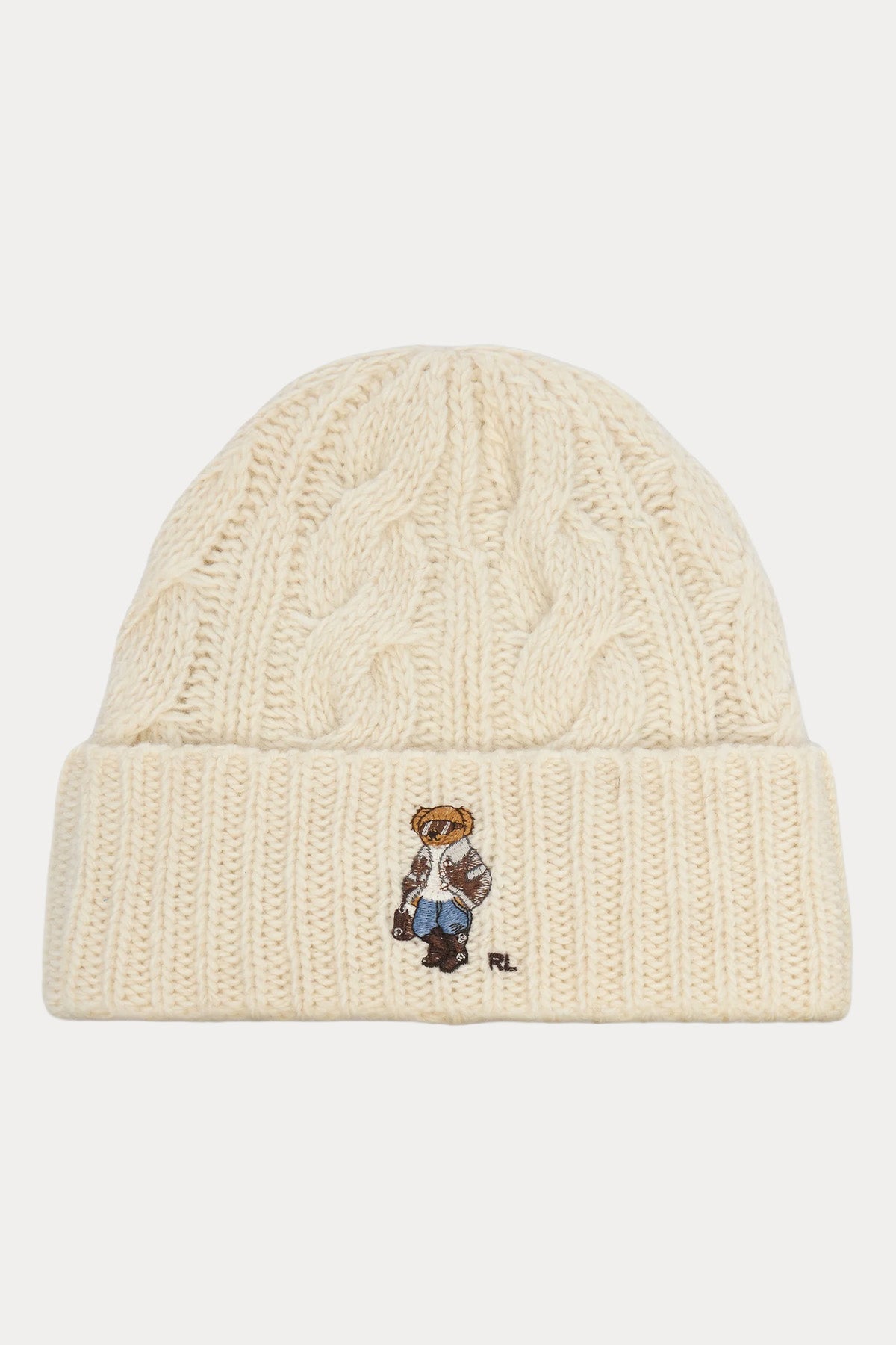 Polo Ralph Lauren Polo Bear Saç Örgü Yün Bere