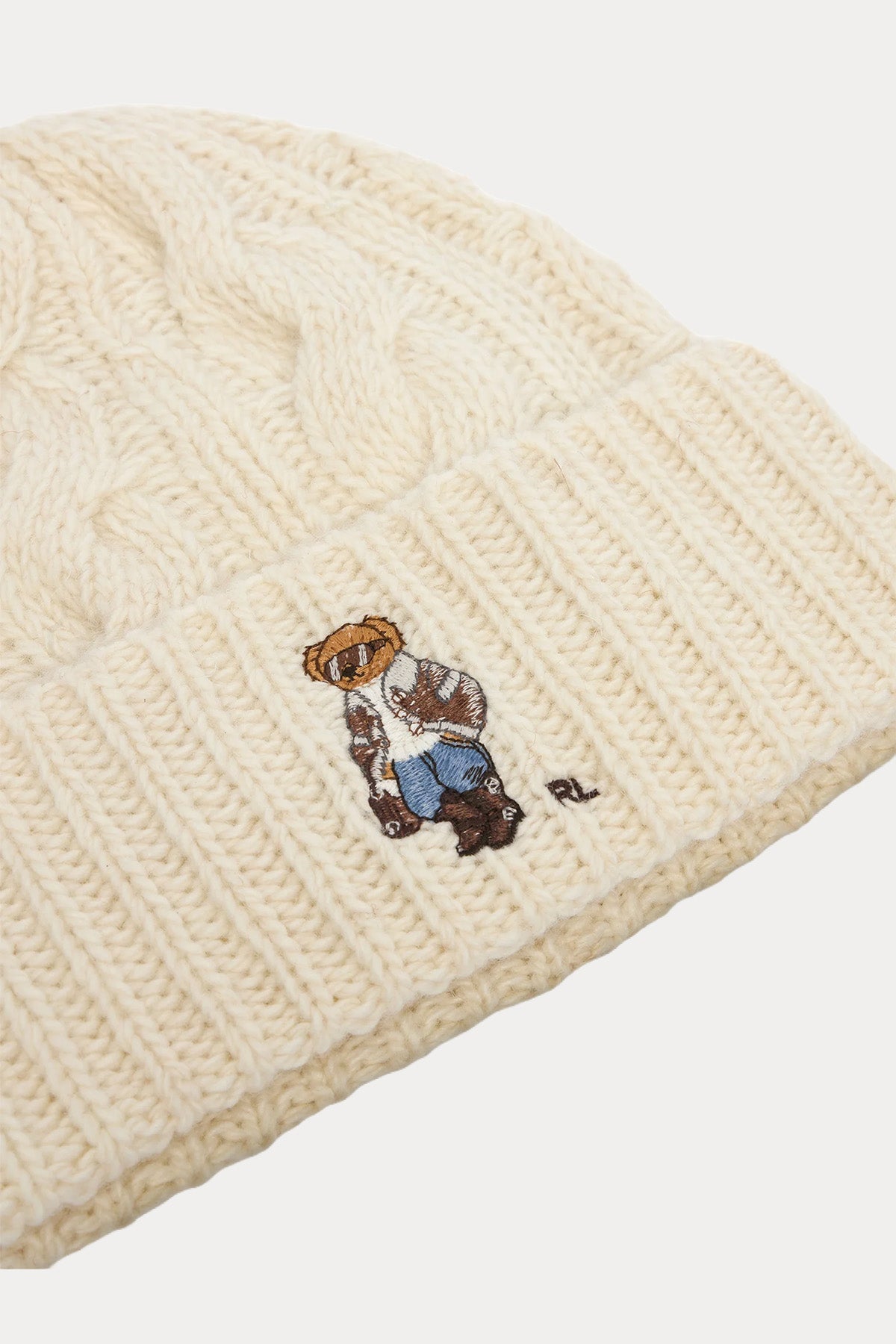 Polo Ralph Lauren Polo Bear Saç Örgü Yün Bere