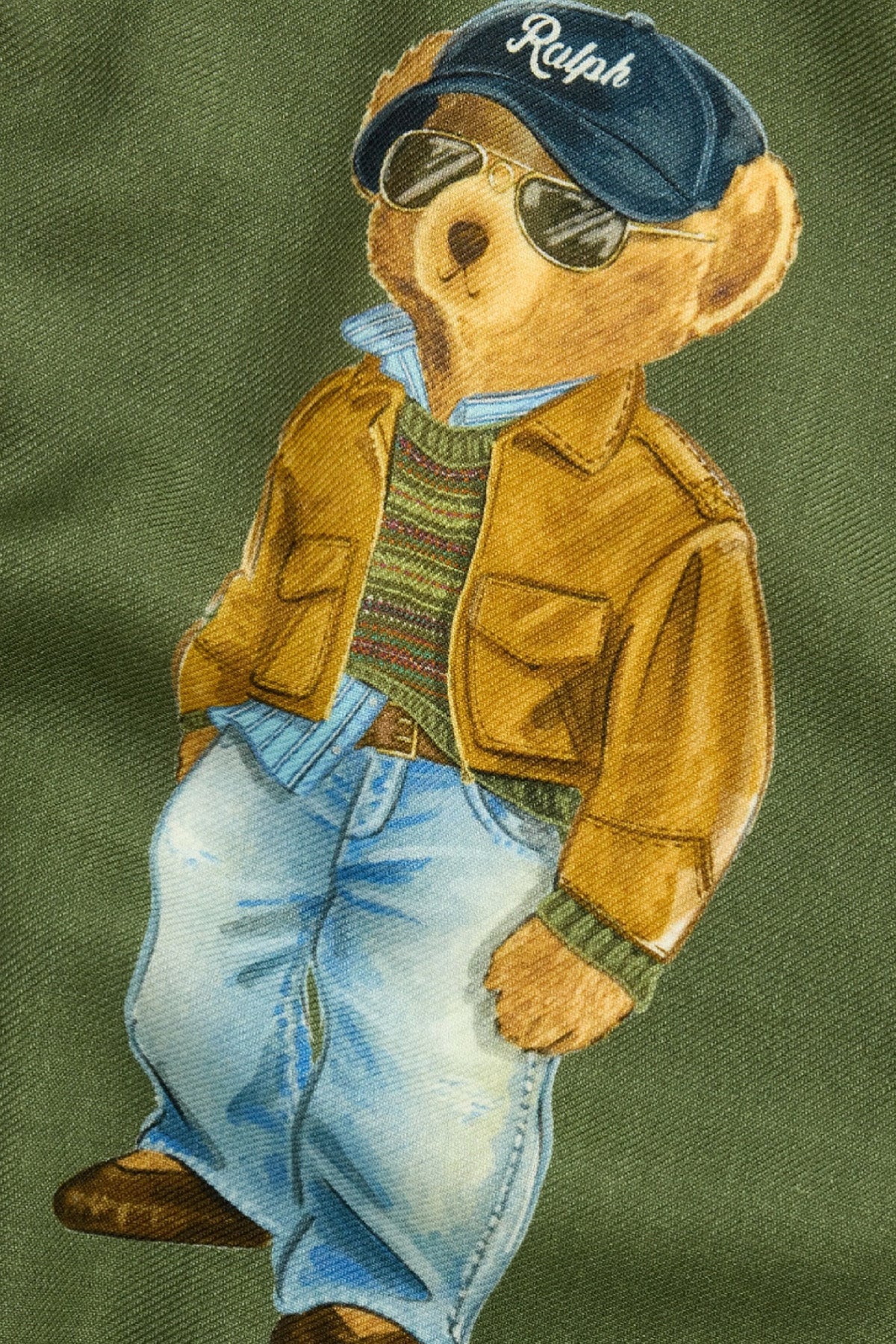 Polo Ralph Lauren Polo Bear Desenli Yün Fular