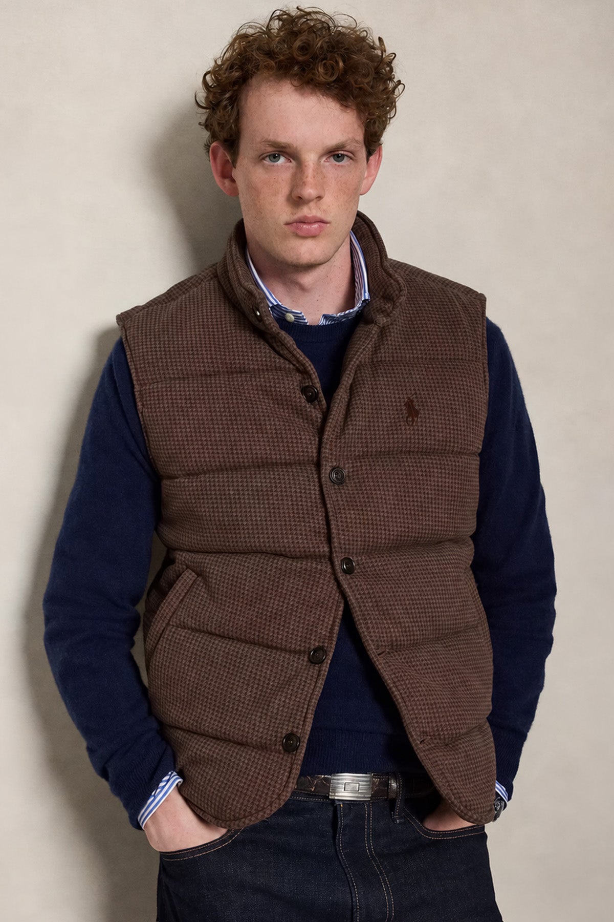 Polo Ralph Lauren Kazayağı Desenli Puffer Yelek