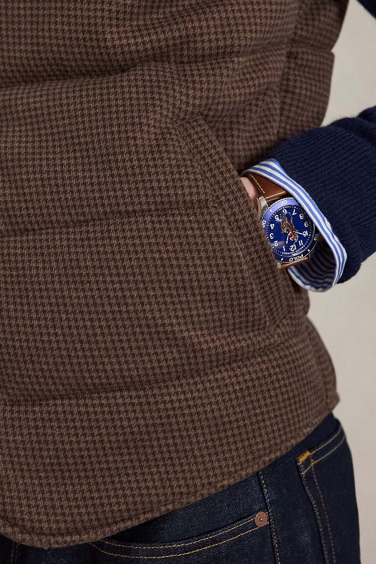 Polo Ralph Lauren Kazayağı Desenli Puffer Yelek