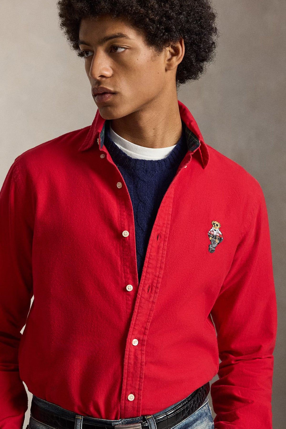 Polo Ralph Lauren Custom Fit Polo Bear Oxford Gömlek