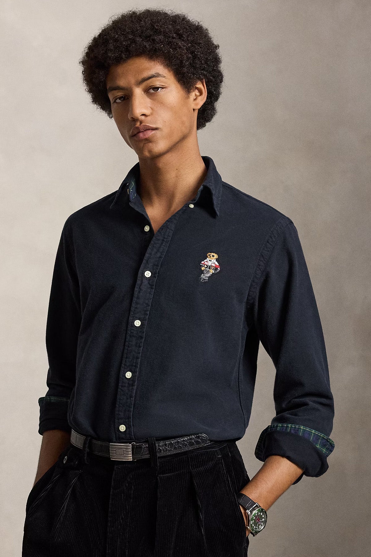 Polo Ralph Lauren Custom Fit Polo Bear Oxford Gömlek