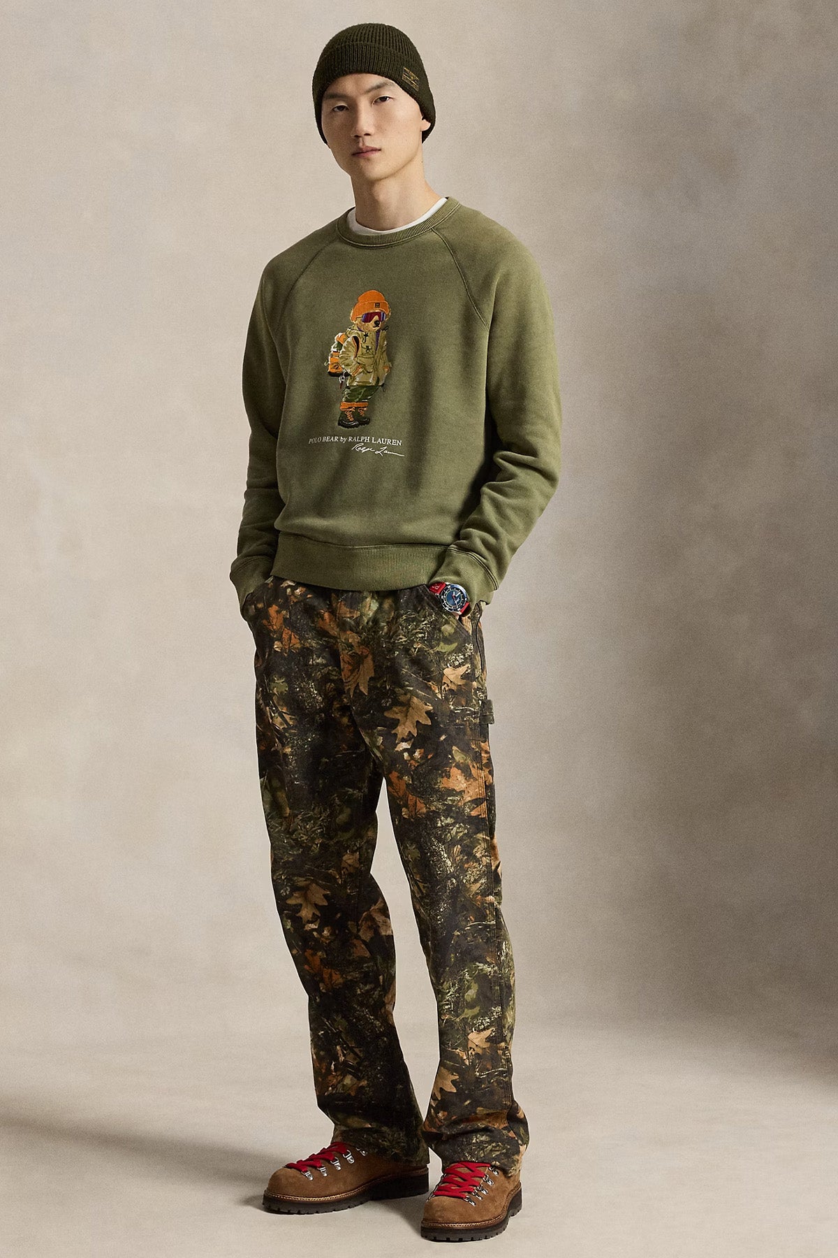 Polo Ralph Lauren Relaxed Fit Polo Bear İçi Polarlı Sweatshirt
