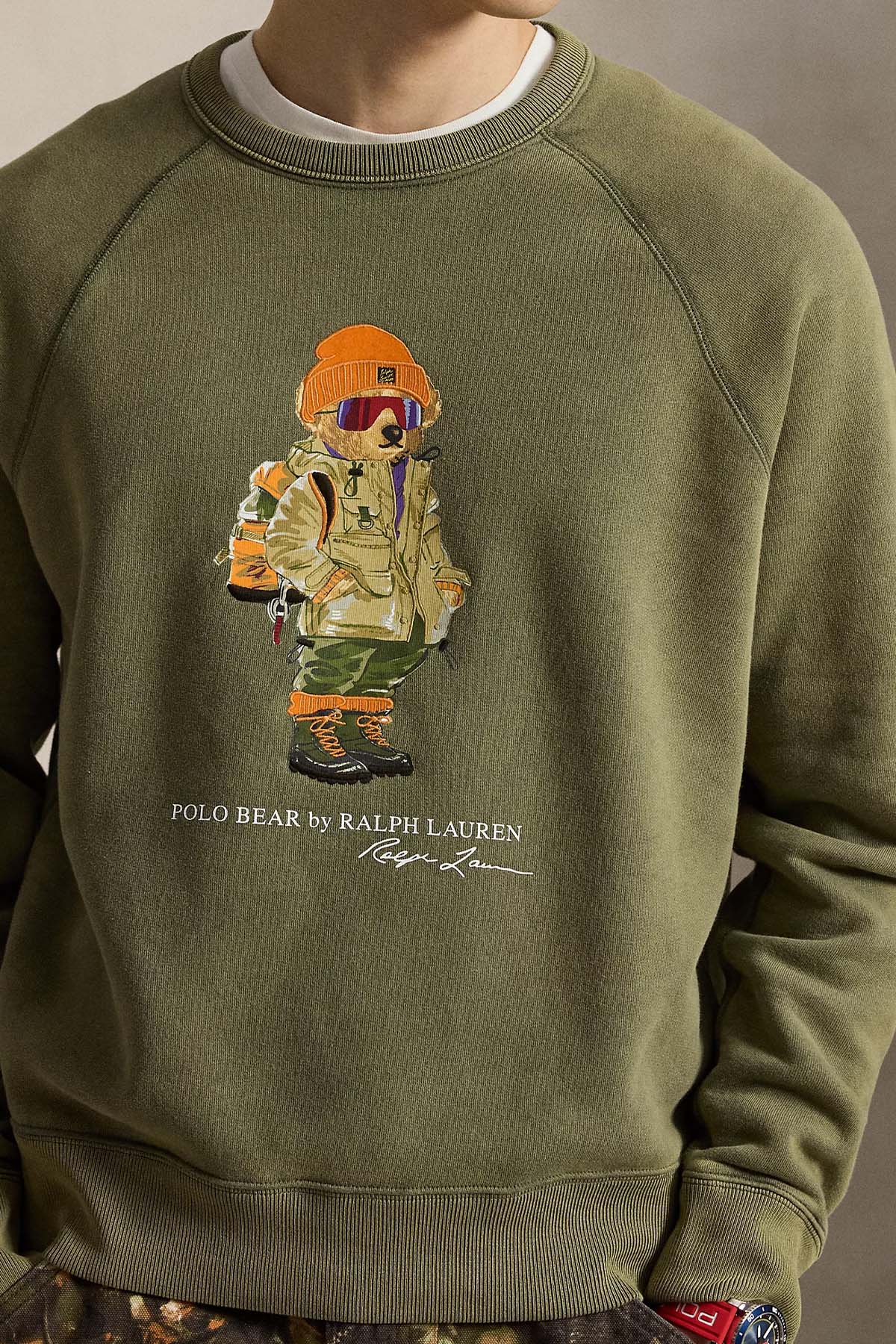 Polo Ralph Lauren Relaxed Fit Polo Bear İçi Polarlı Sweatshirt