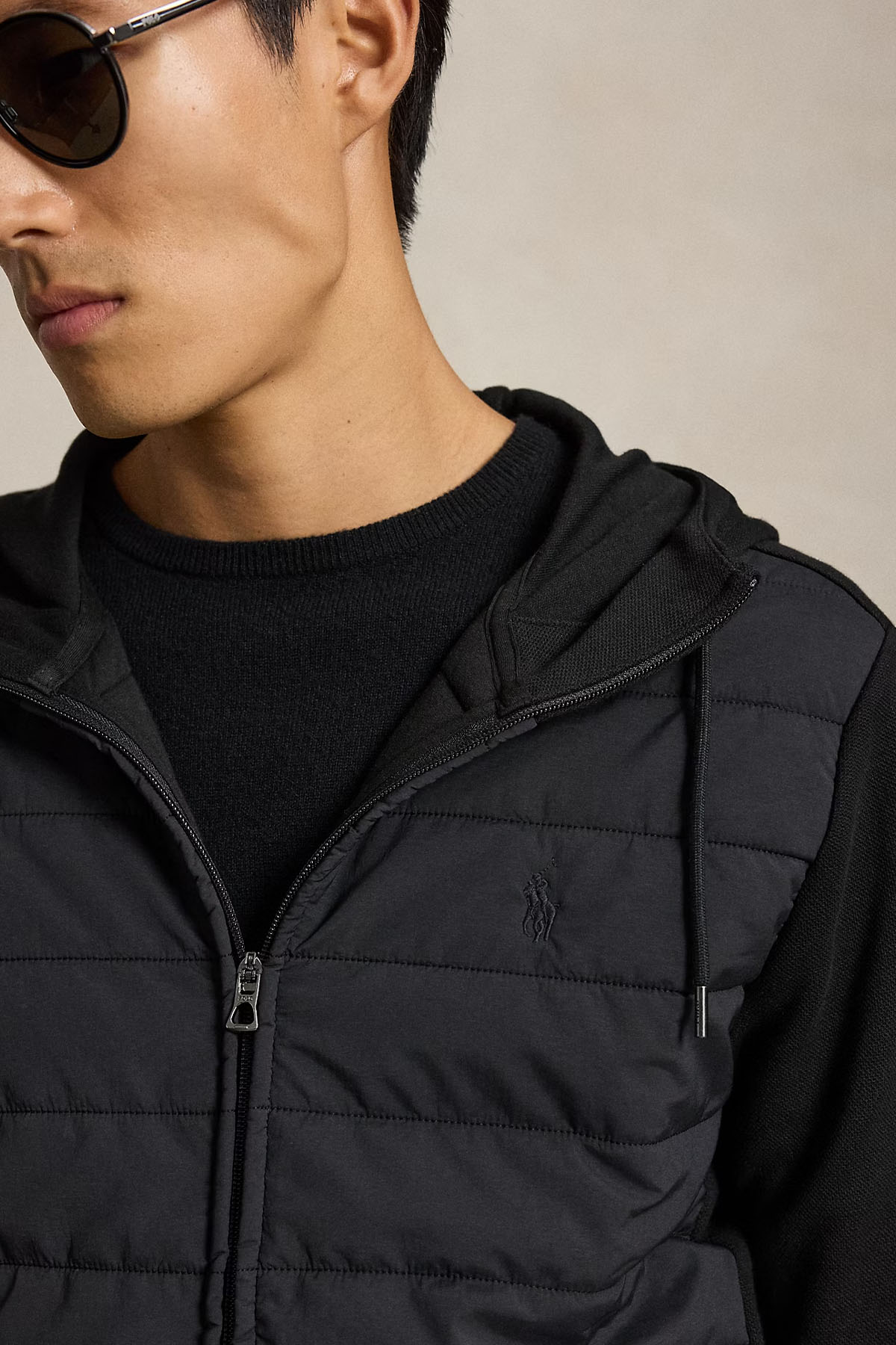 Polo Ralph Lauren Kapüşonlu Puffer Hibrit Ceket