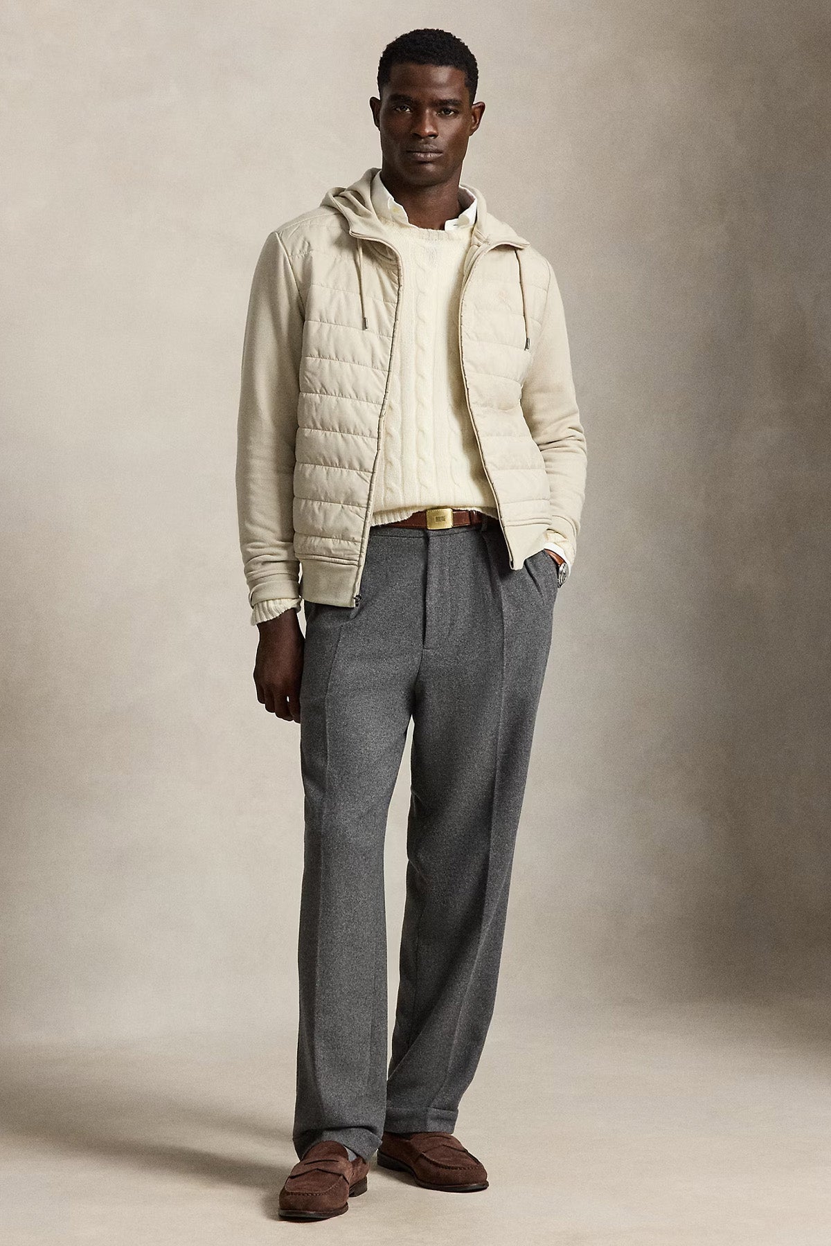 Polo Ralph Lauren Kapüşonlu Puffer Hibrit Ceket