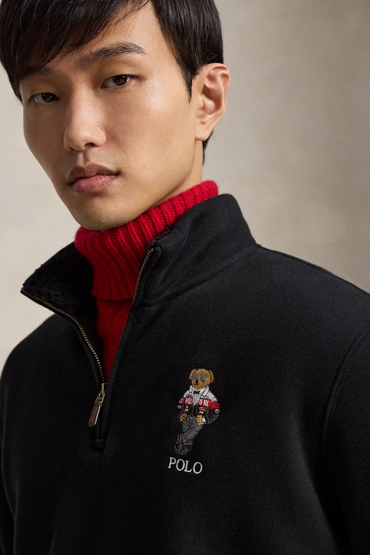 Polo Ralph Lauren Relaxed Fit Polo Bear İçi Polarlı Sweatshirt