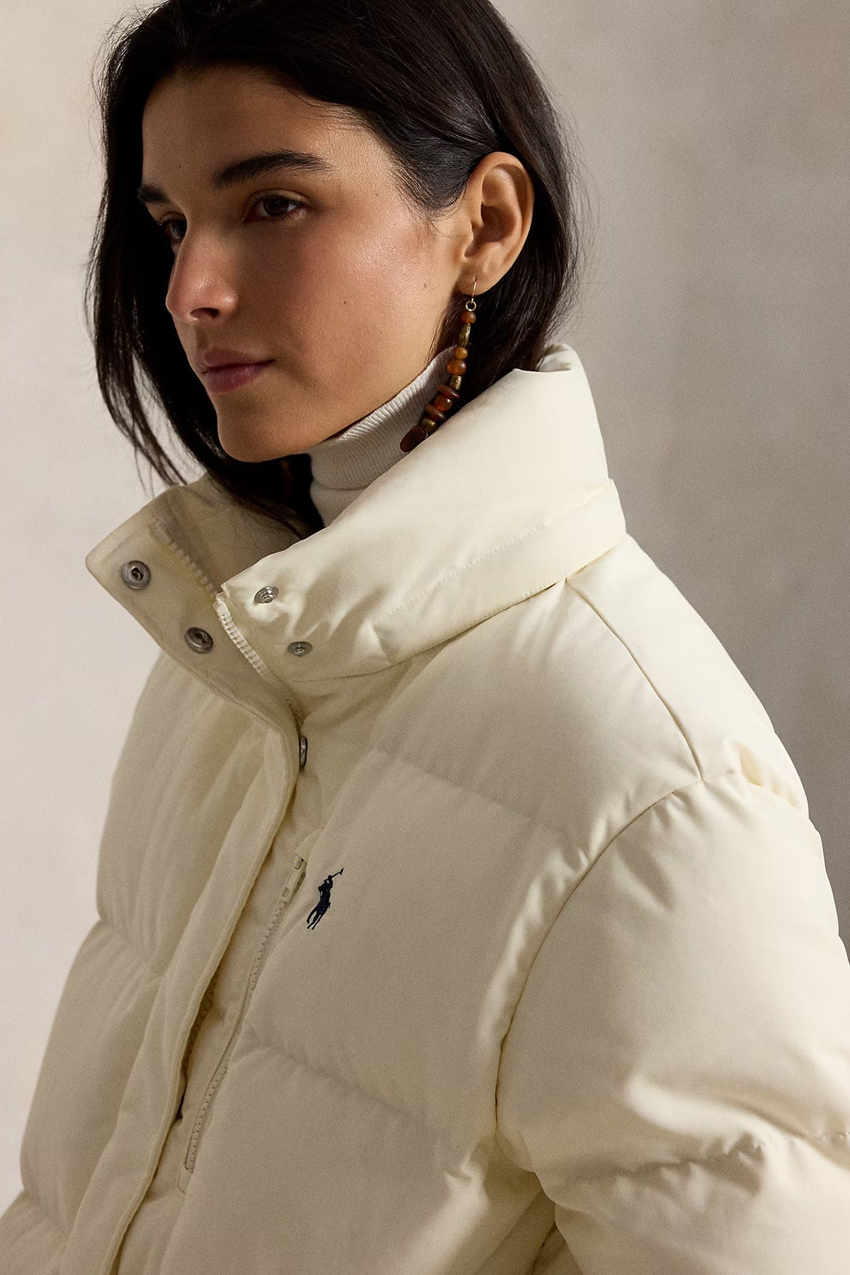 Polo Ralph Lauren Relaxed Fit Kapüşonlu Puffer Mont