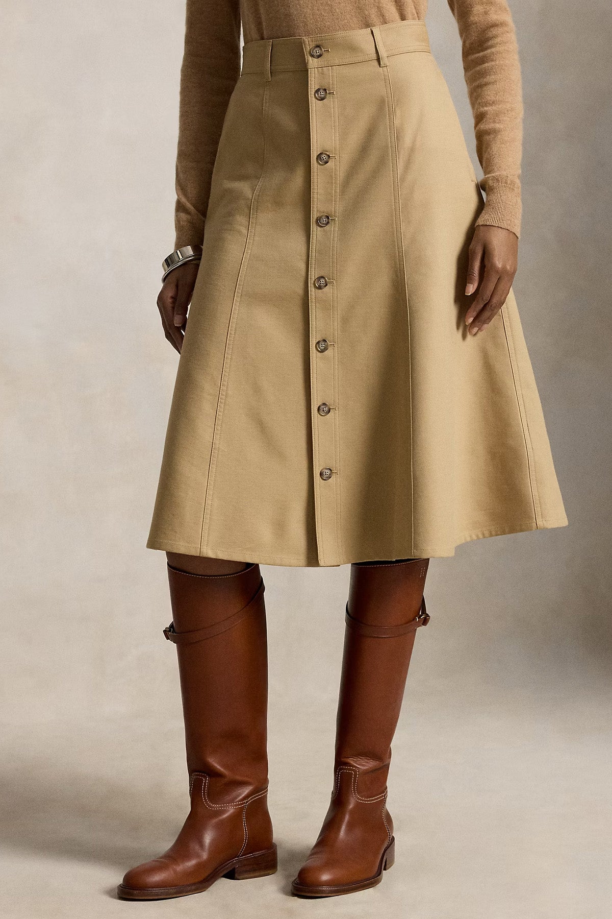 Polo Ralph Lauren Midi Yün Etek