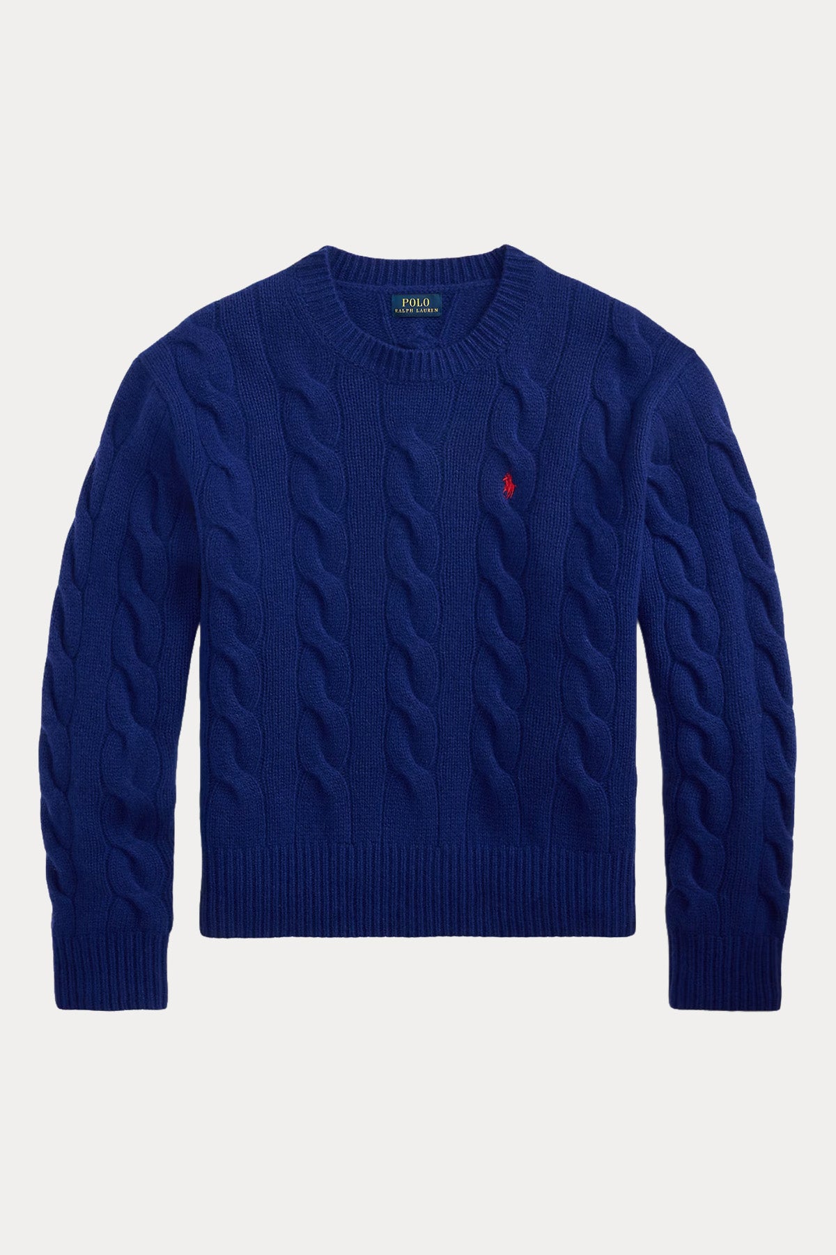 Polo Ralph Lauren Relaxed Fit Saç Örgü Kaşmir Yün Triko