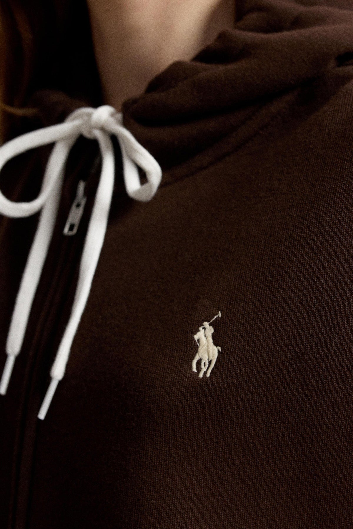 Polo Ralph Lauren Şardonlu Kapüşonlu Sweatshirt Ceket