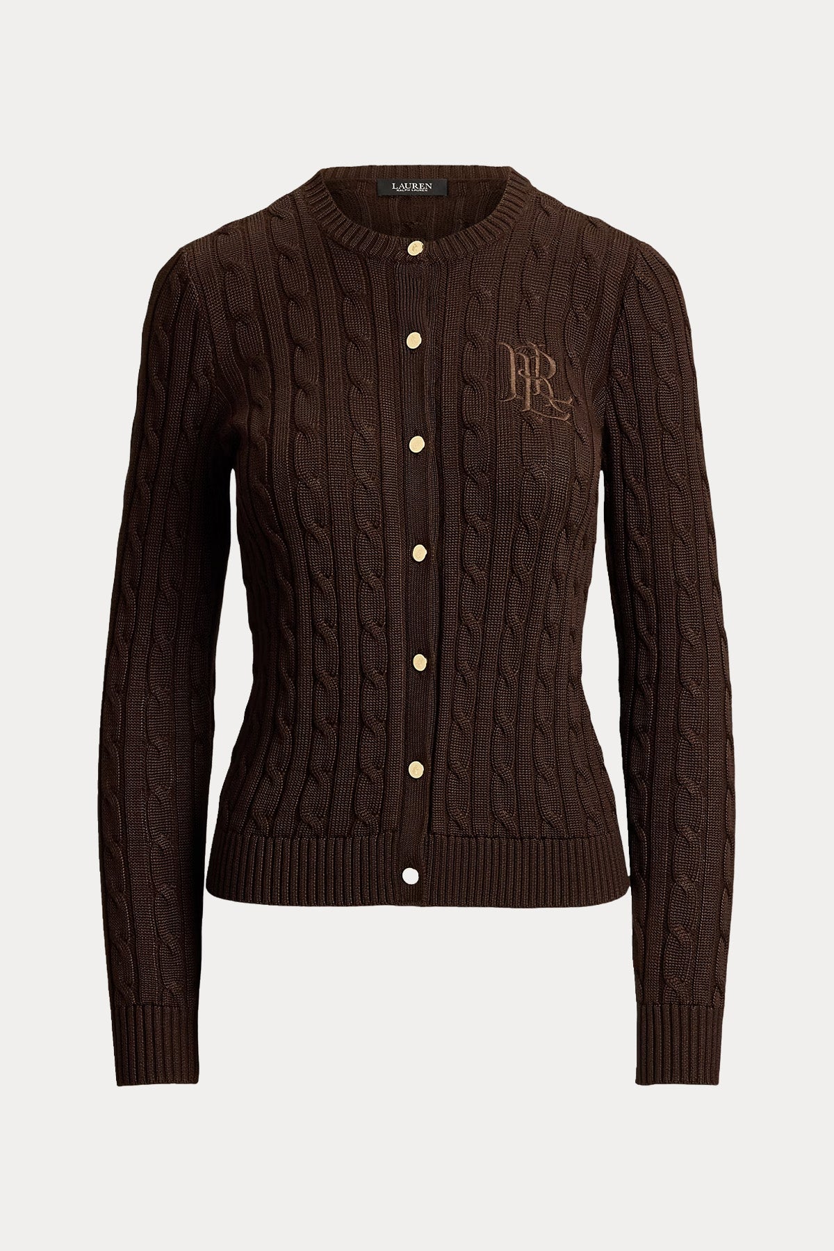 Polo Ralph Lauren Slim Fit Logolu Saç Örgü Triko Ceket