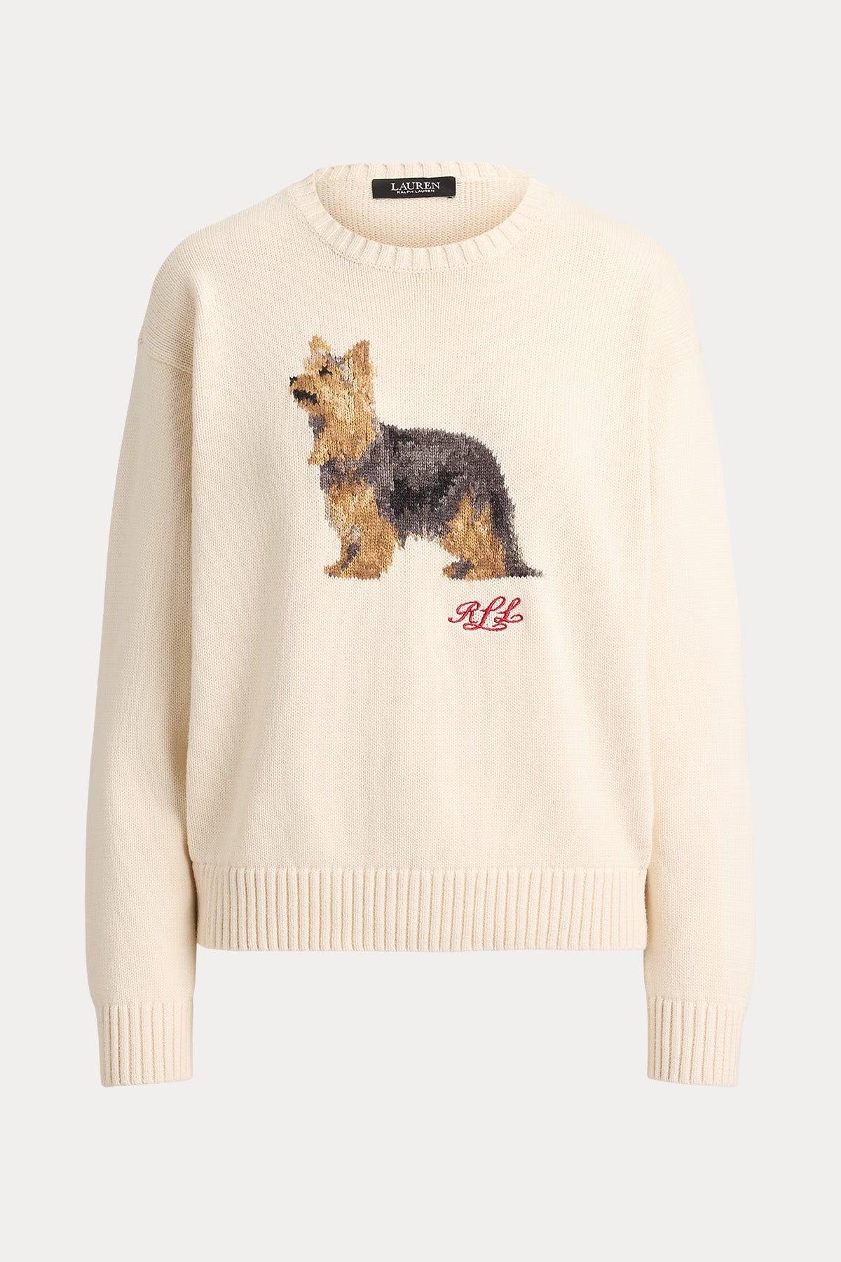 Polo Ralph Lauren Relaxed Fit Evcil Hayvan Temalı Örgü Triko