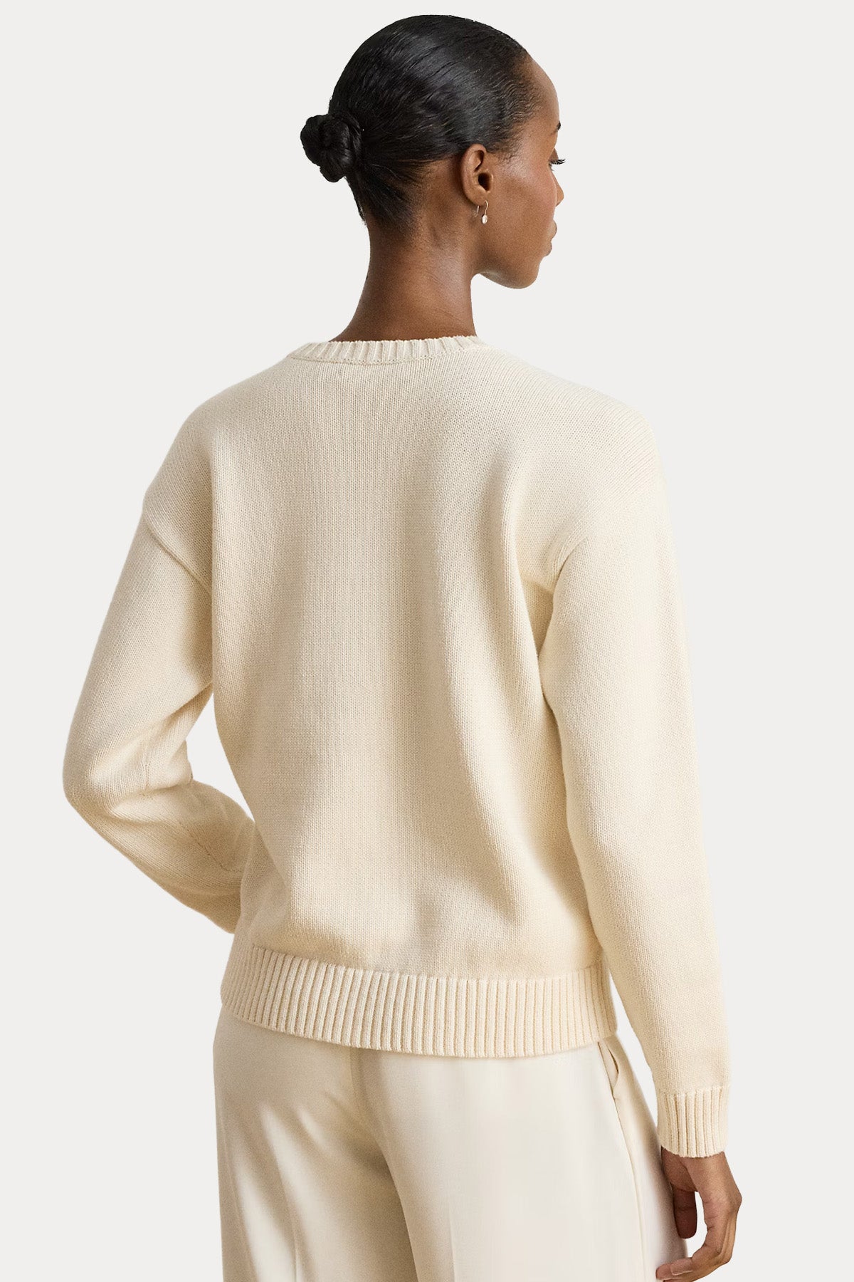 Polo Ralph Lauren Relaxed Fit Evcil Hayvan Temalı Örgü Triko