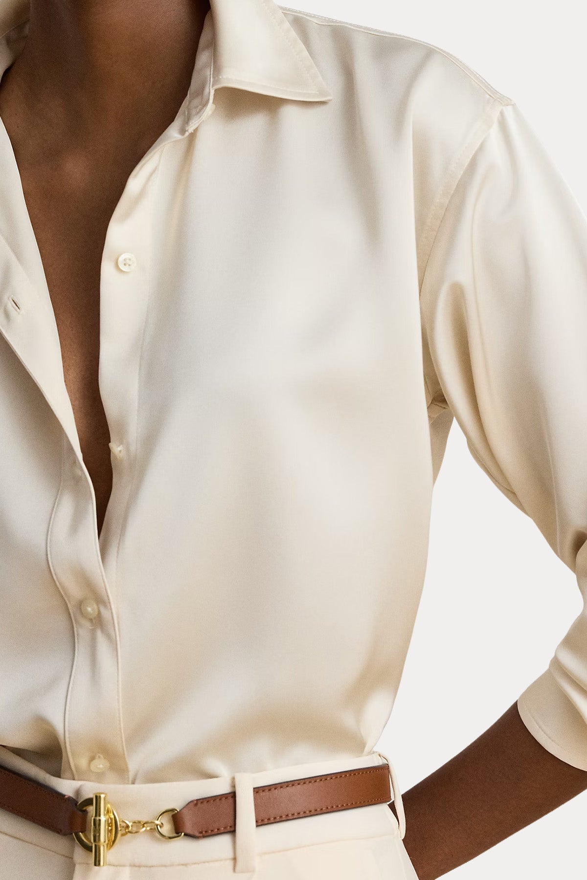 Polo Ralph Lauren Relaxed Fit Saten Gömlek