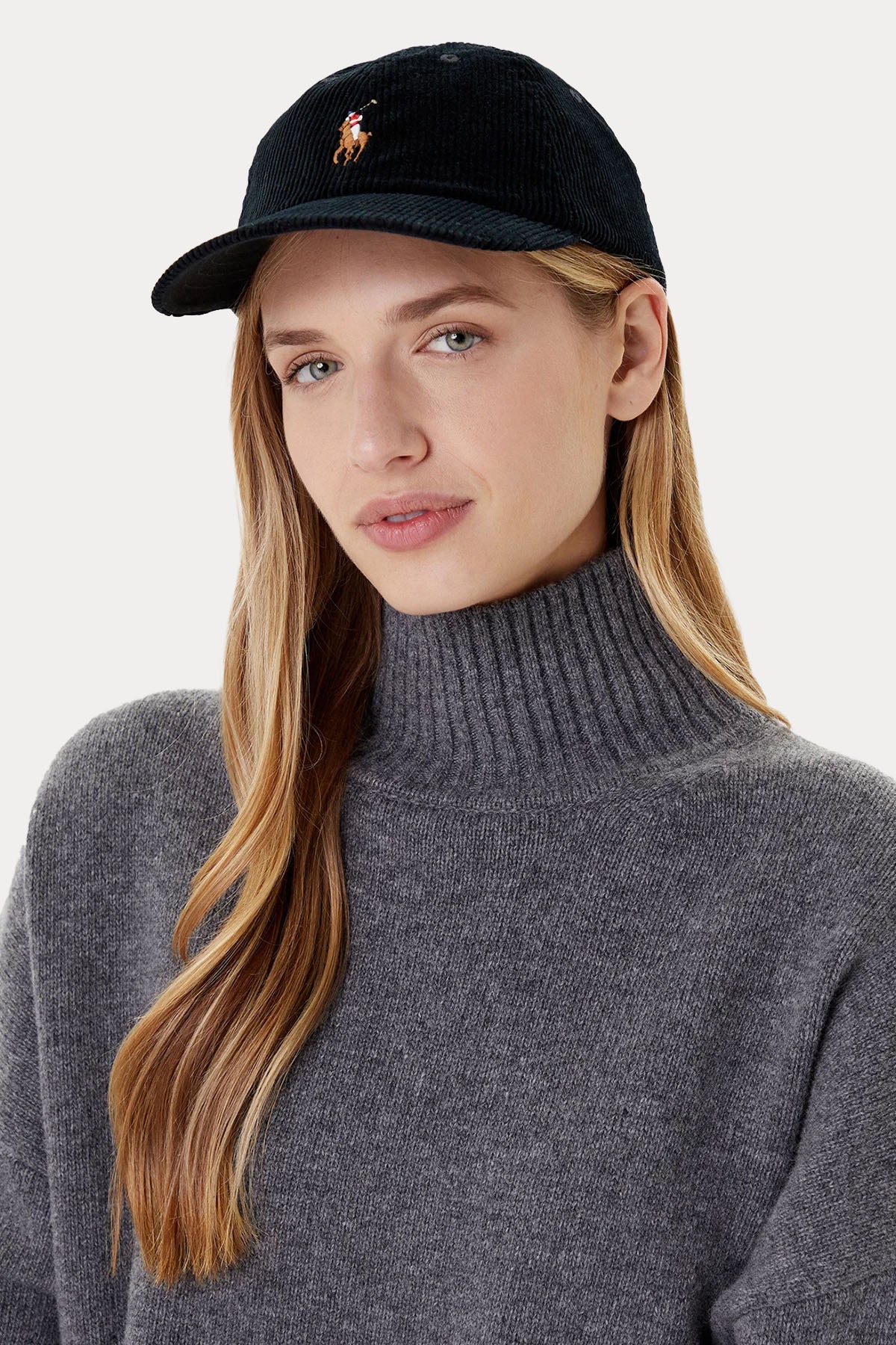 Polo Ralph Lauren Pony Logolu Fitilli Kadife Şapka