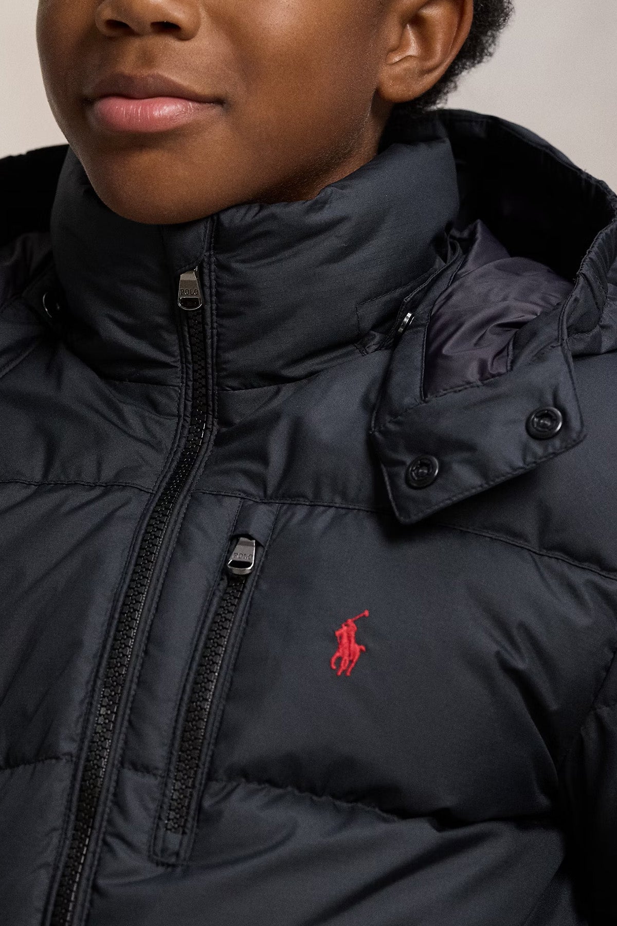 Polo Ralph Lauren Kids S Beden Unisex Çocuk Kapüşonlu Puffer Mont