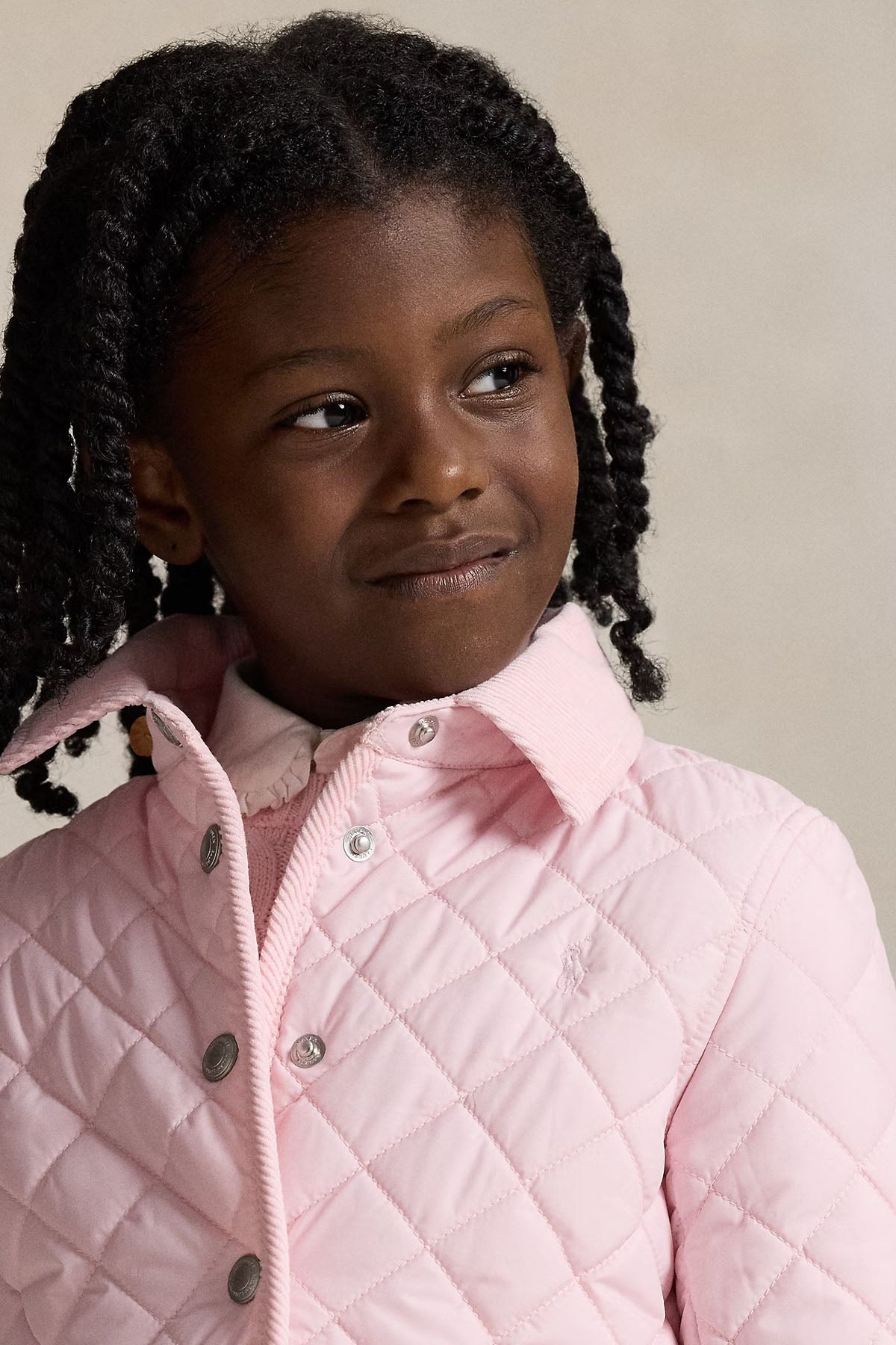 Polo Ralph Lauren Kids 2-3 Yaş Kız Çocuk Kapüşonlu Kapitone Ceket