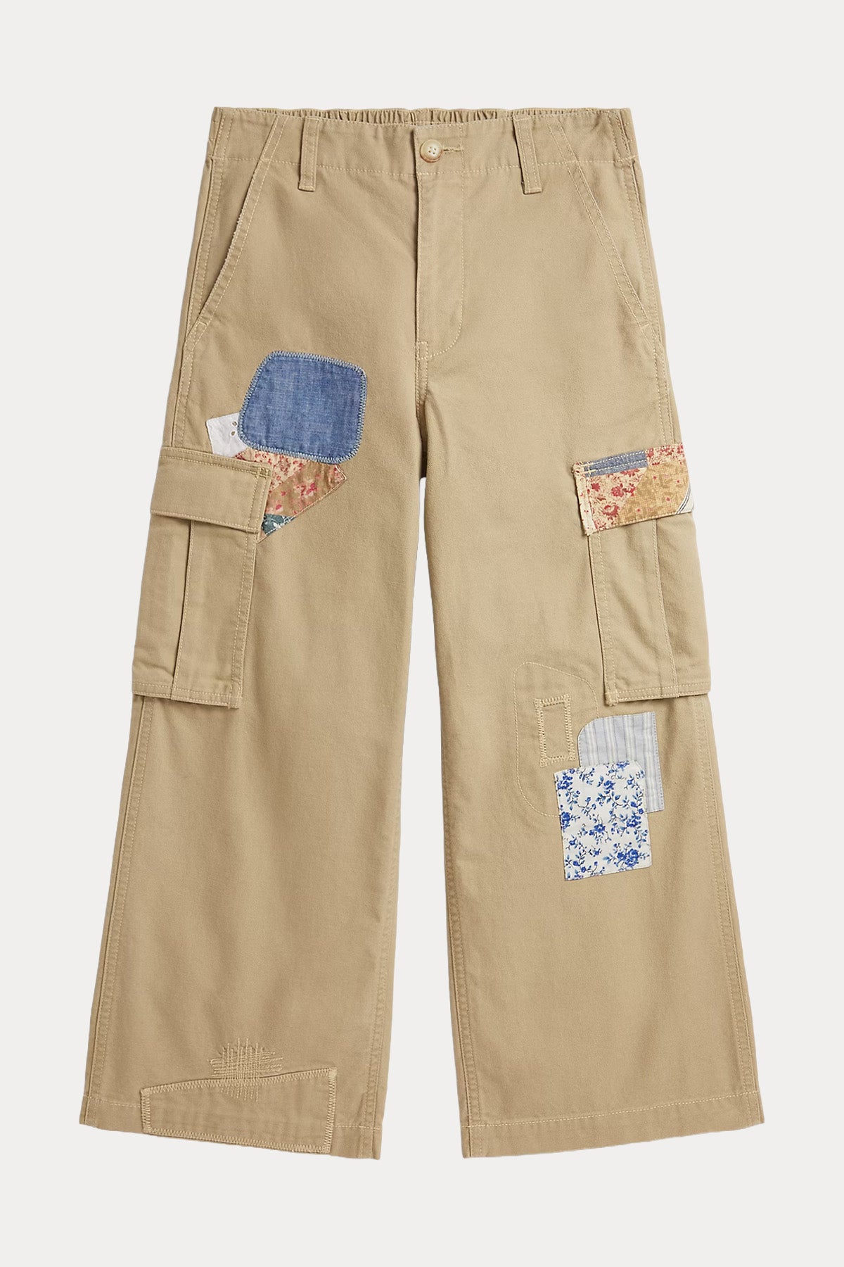 Polo Ralph Lauren Kids 7 Yaş Kız Çocuk Patchwork Desenli Kargo Pantolon