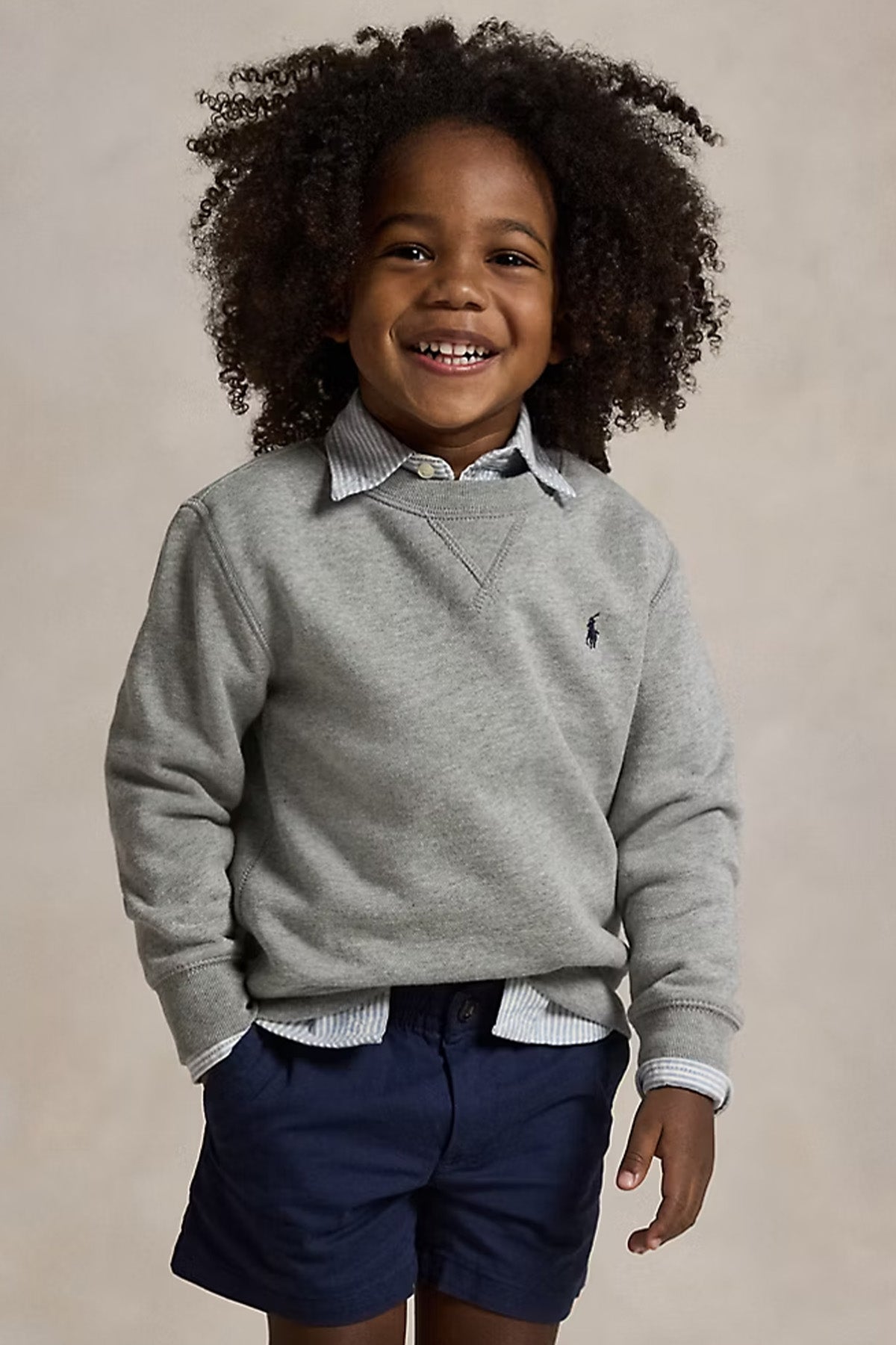 Polo Ralph Lauren Kids 4-6 Yaş Unisex Çocuk Pony Logolu Sweatshirt